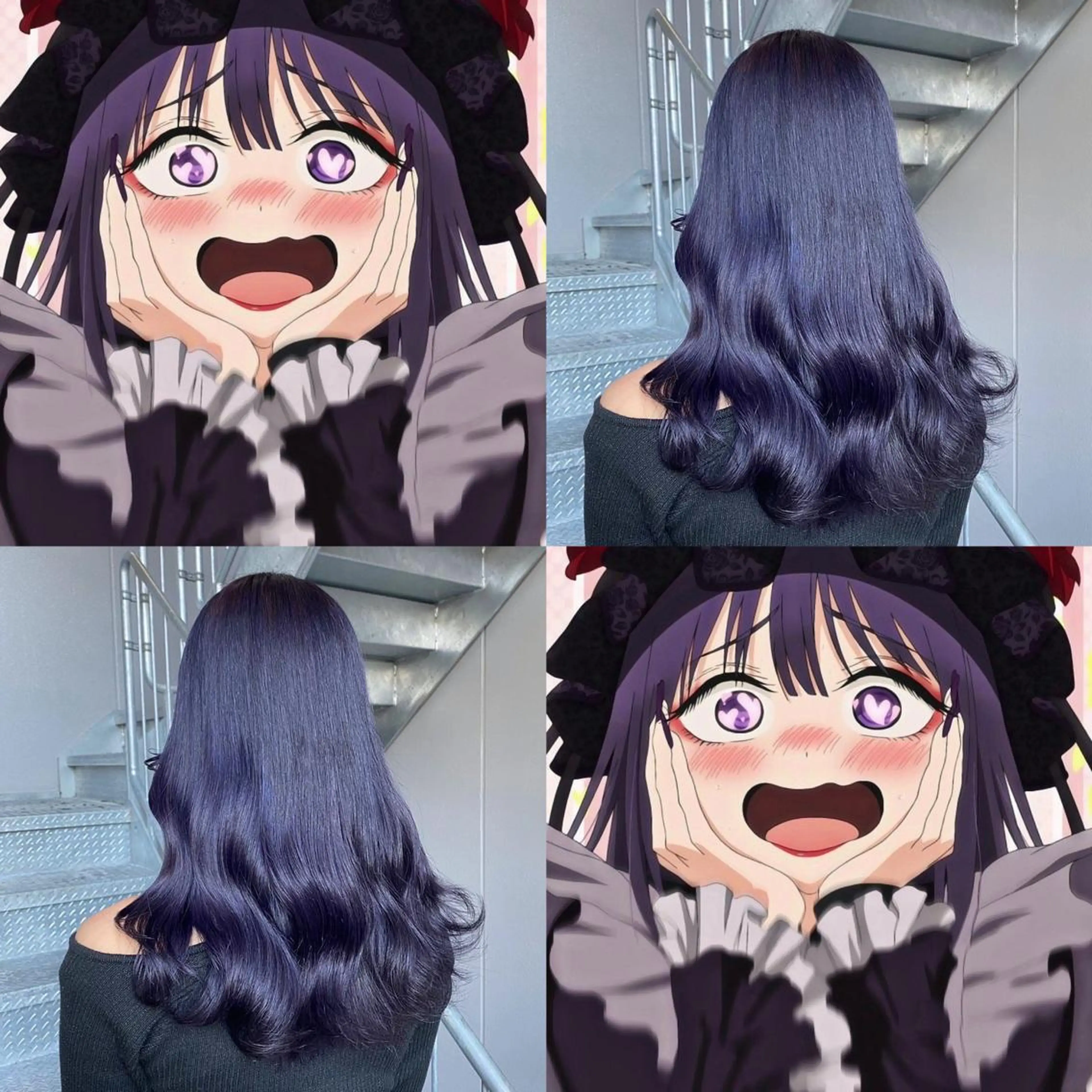 ロング 𝘳𝘺𝘰𝘬𝘢 髪質改善/ブリーチのヘアスタイル