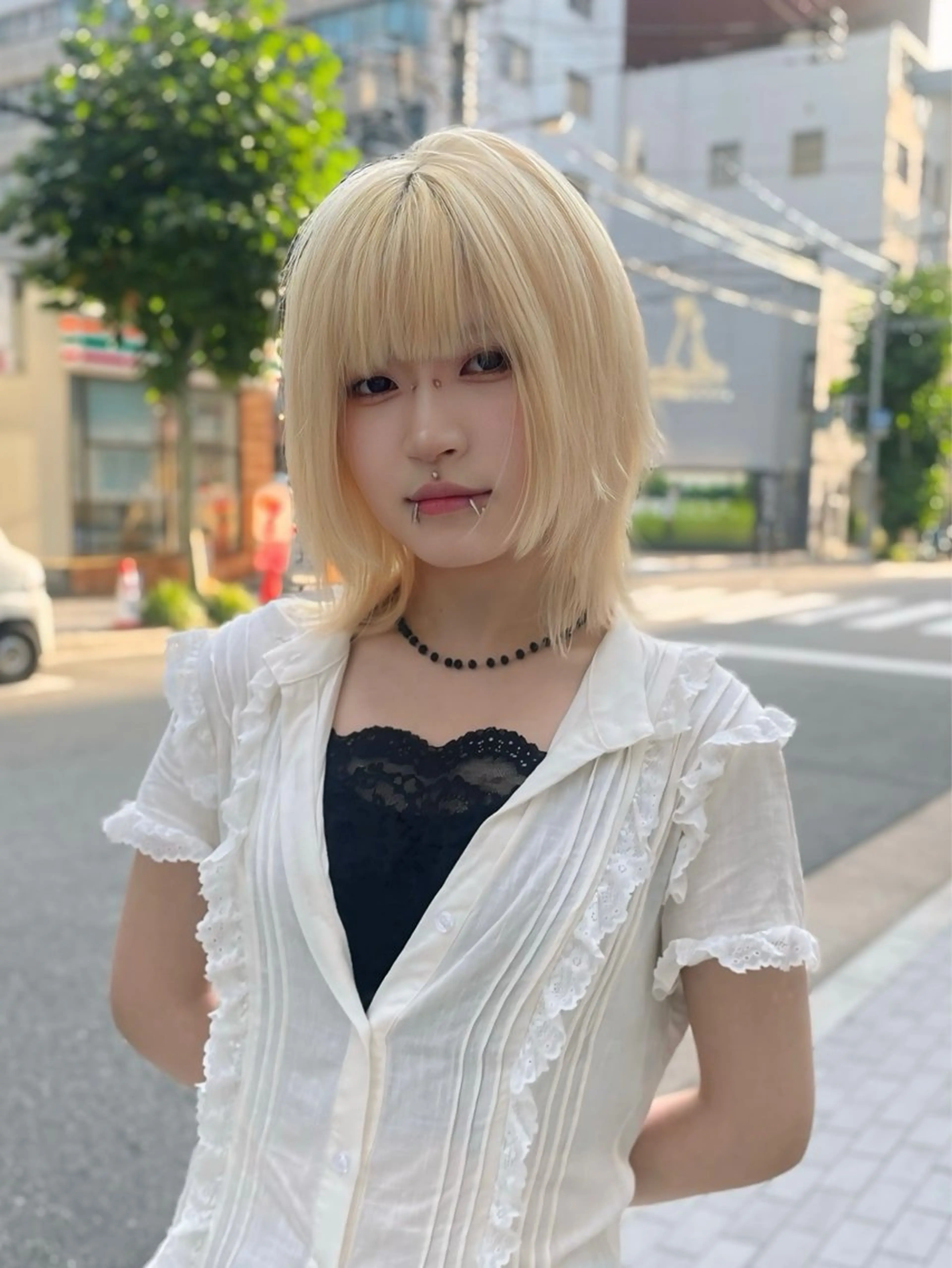 カラー ヘアカラー ハイトーンカラー/ ケアブリーチのヘアスタイル