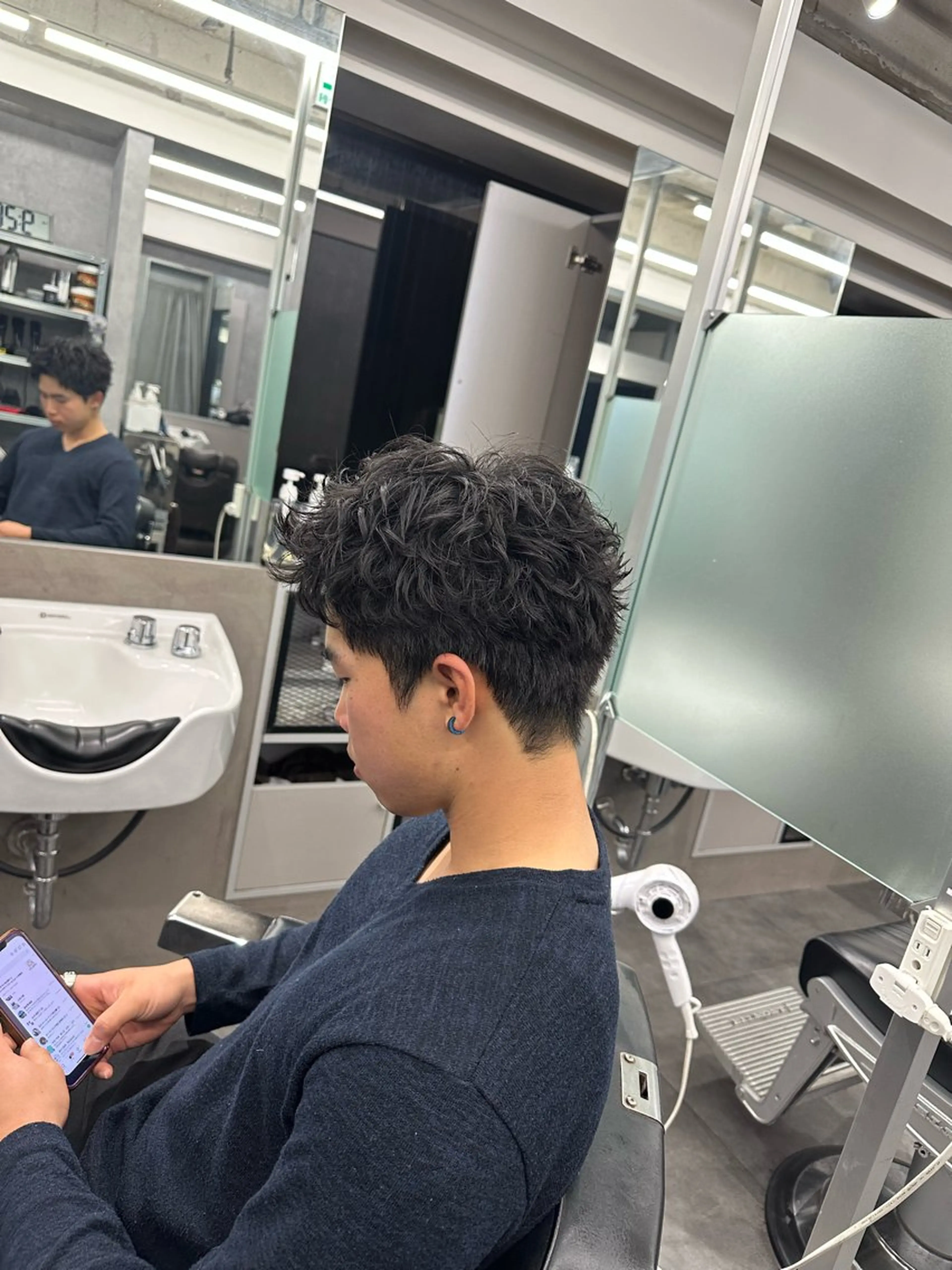 ショート パーマ メンズ 新宿No.1パーマ師 💈コウヨウ💈のヘアスタイル