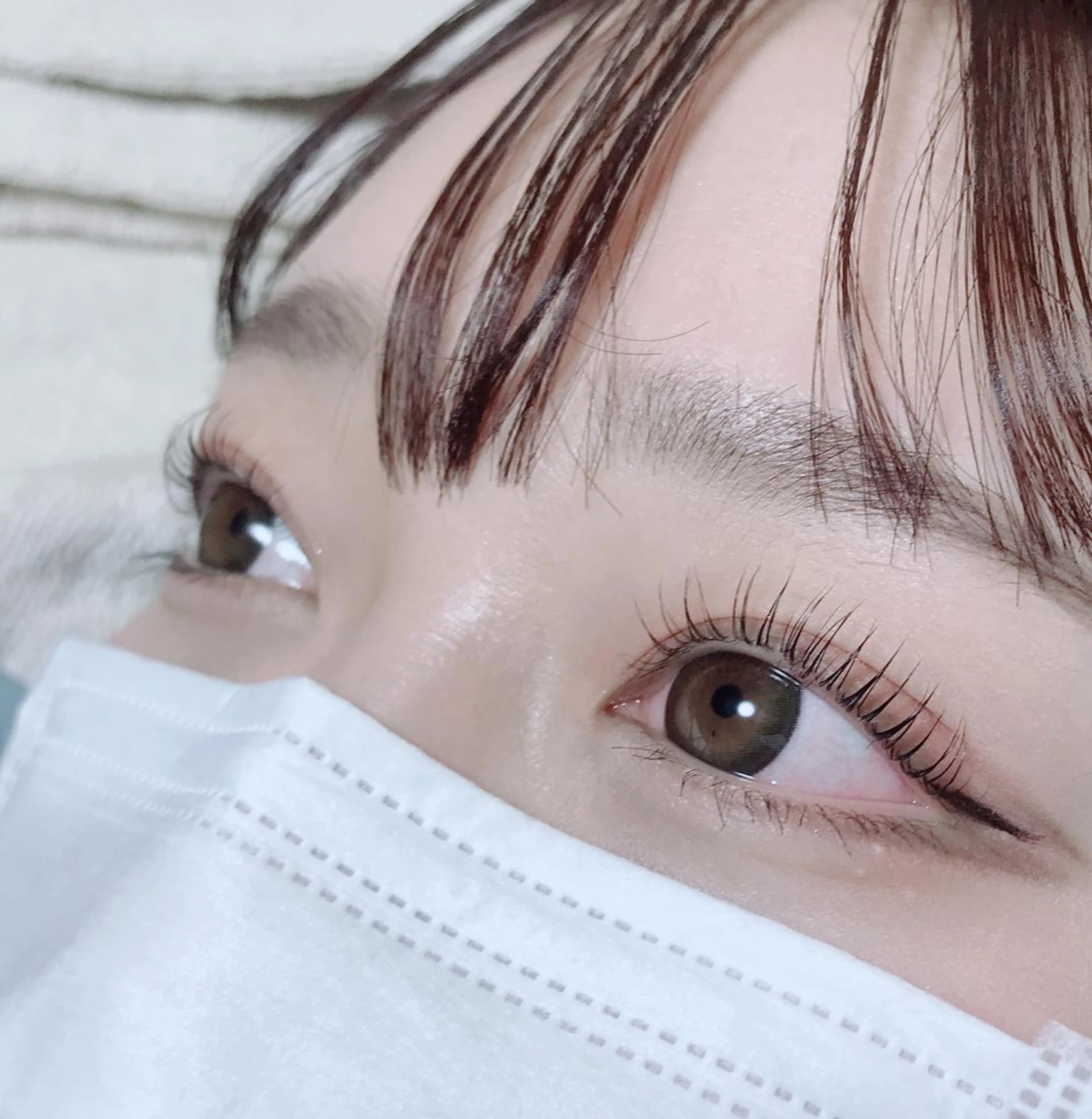 期間限定まつげパーマ上3000円美容液付の写真