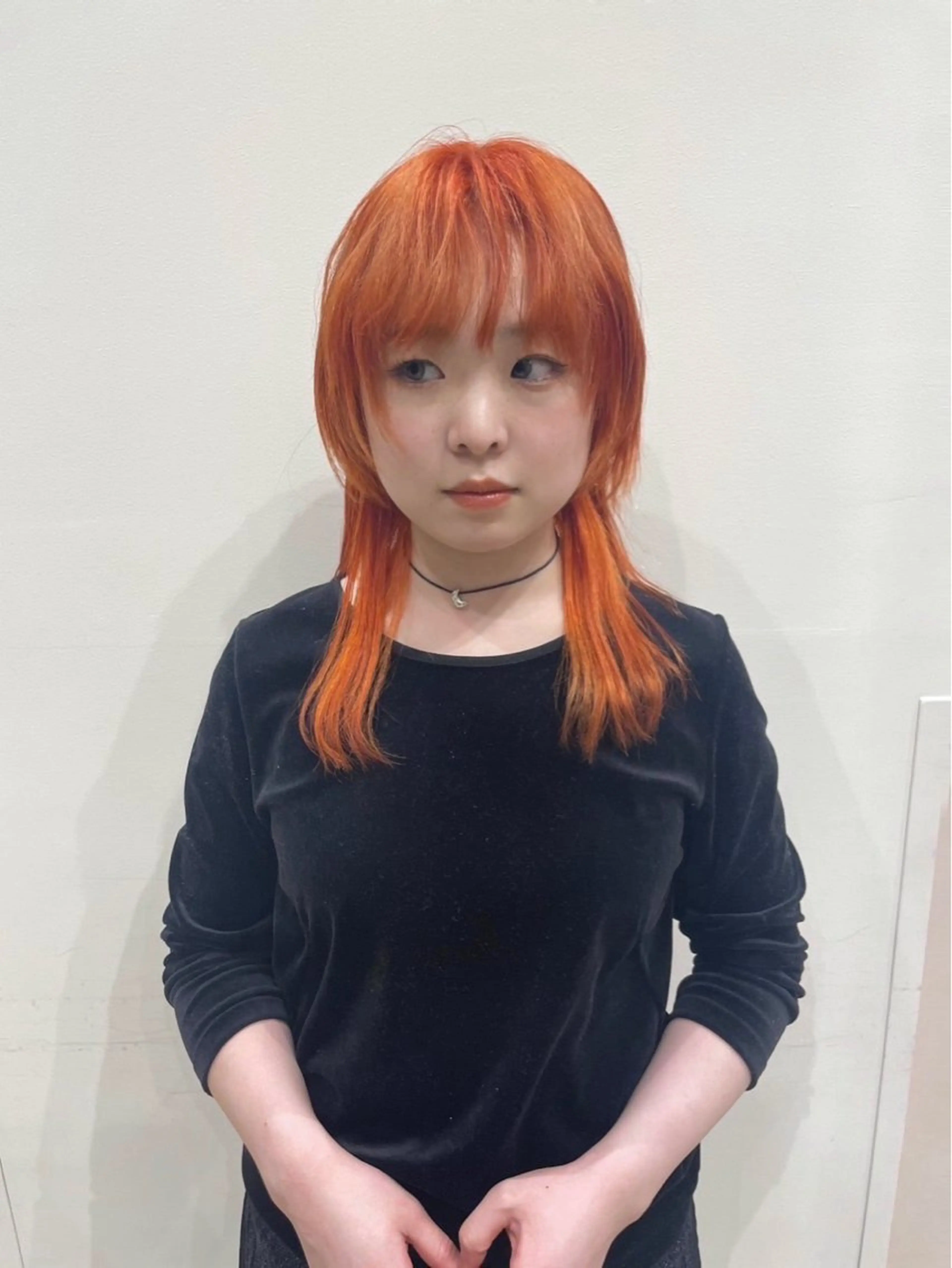 カラー ブリーチ オレンジ true所属・izumi /渋谷のヘアスタイル