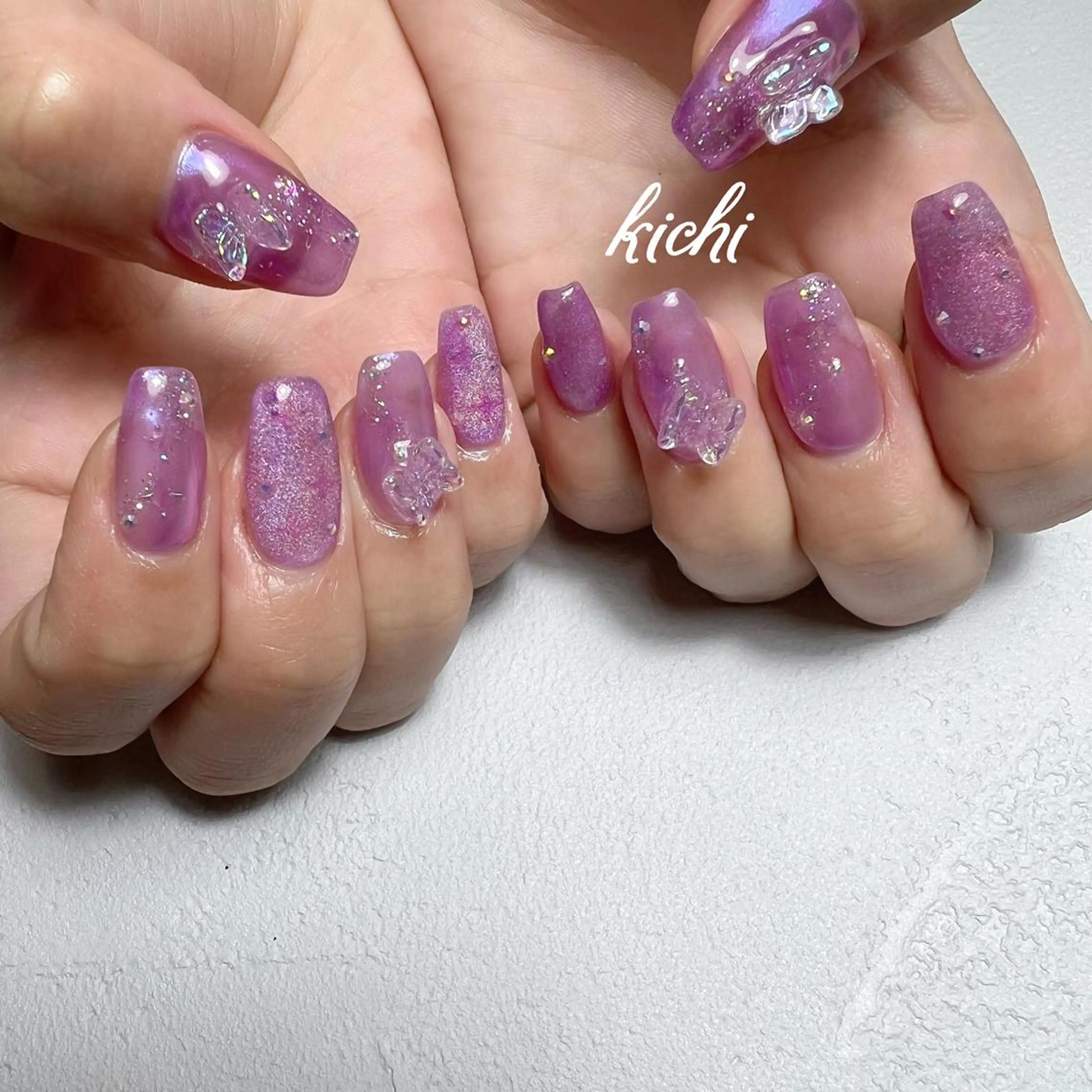 ネイル kichi･: *のネイルデザイン