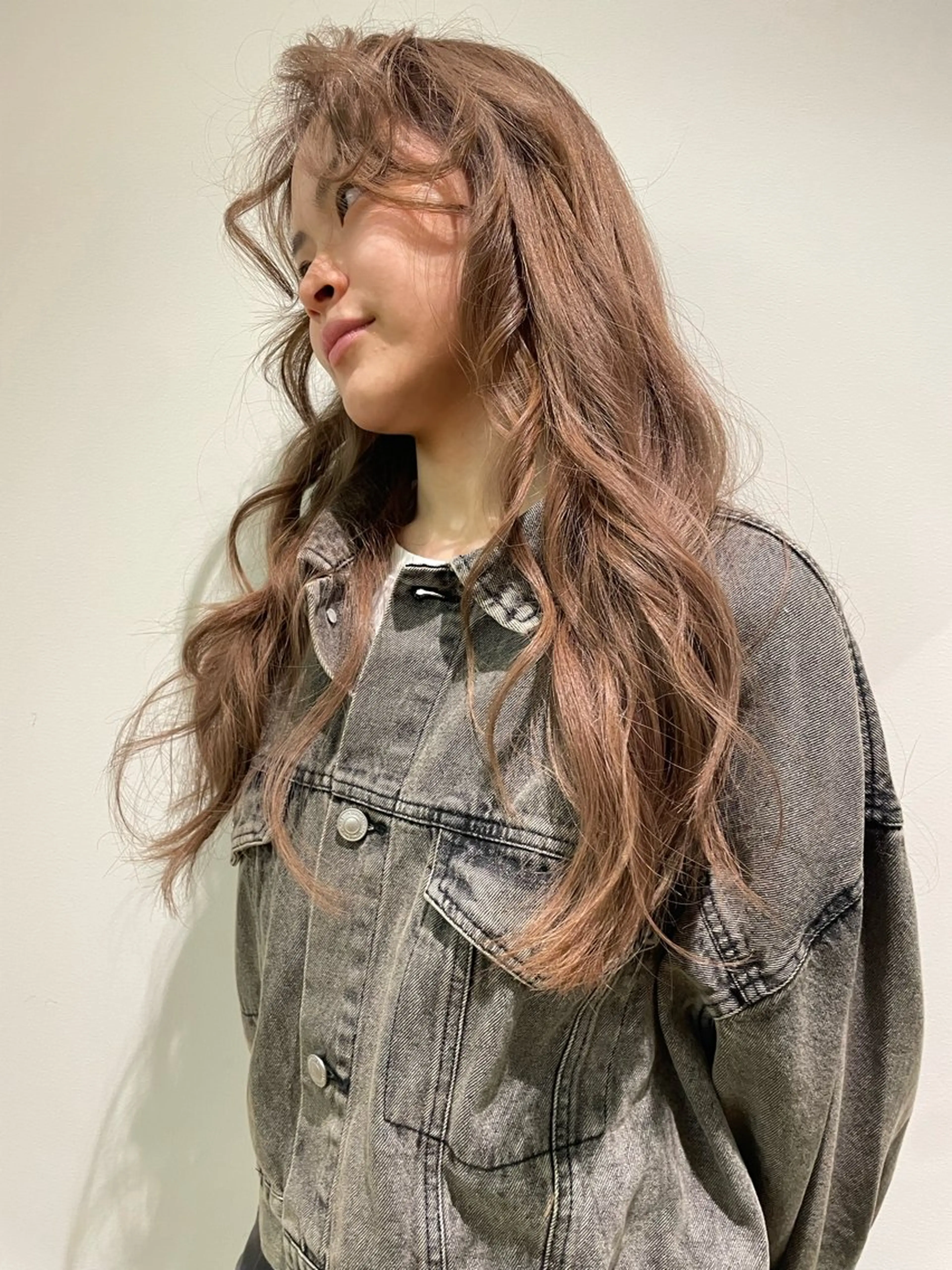 ロング カラー カラーモデル/太田 遙のヘアスタイル