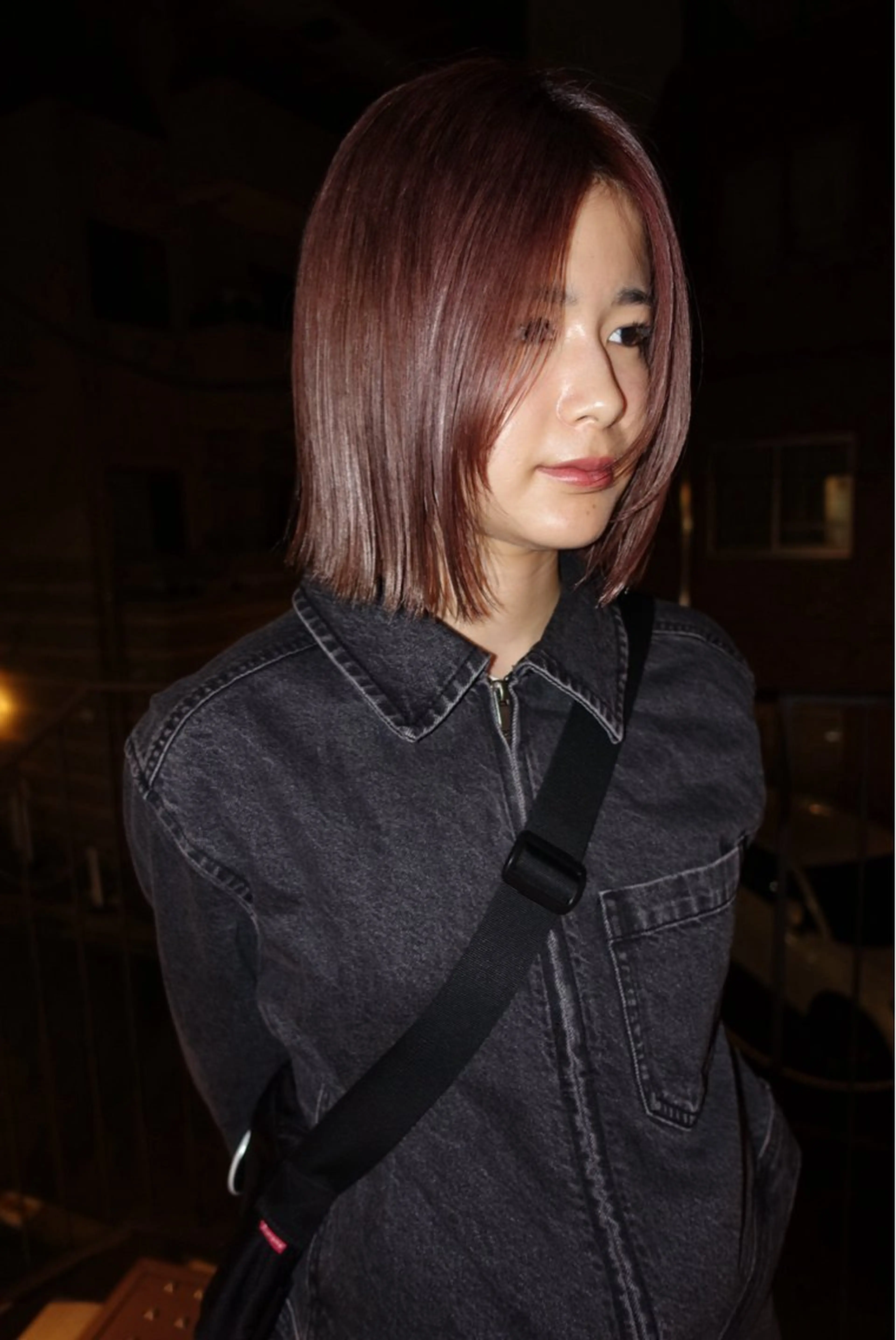 カラー ヘアカラー トリートメント YUUKI/ウルフ .ハイレイヤーのヘアスタイル