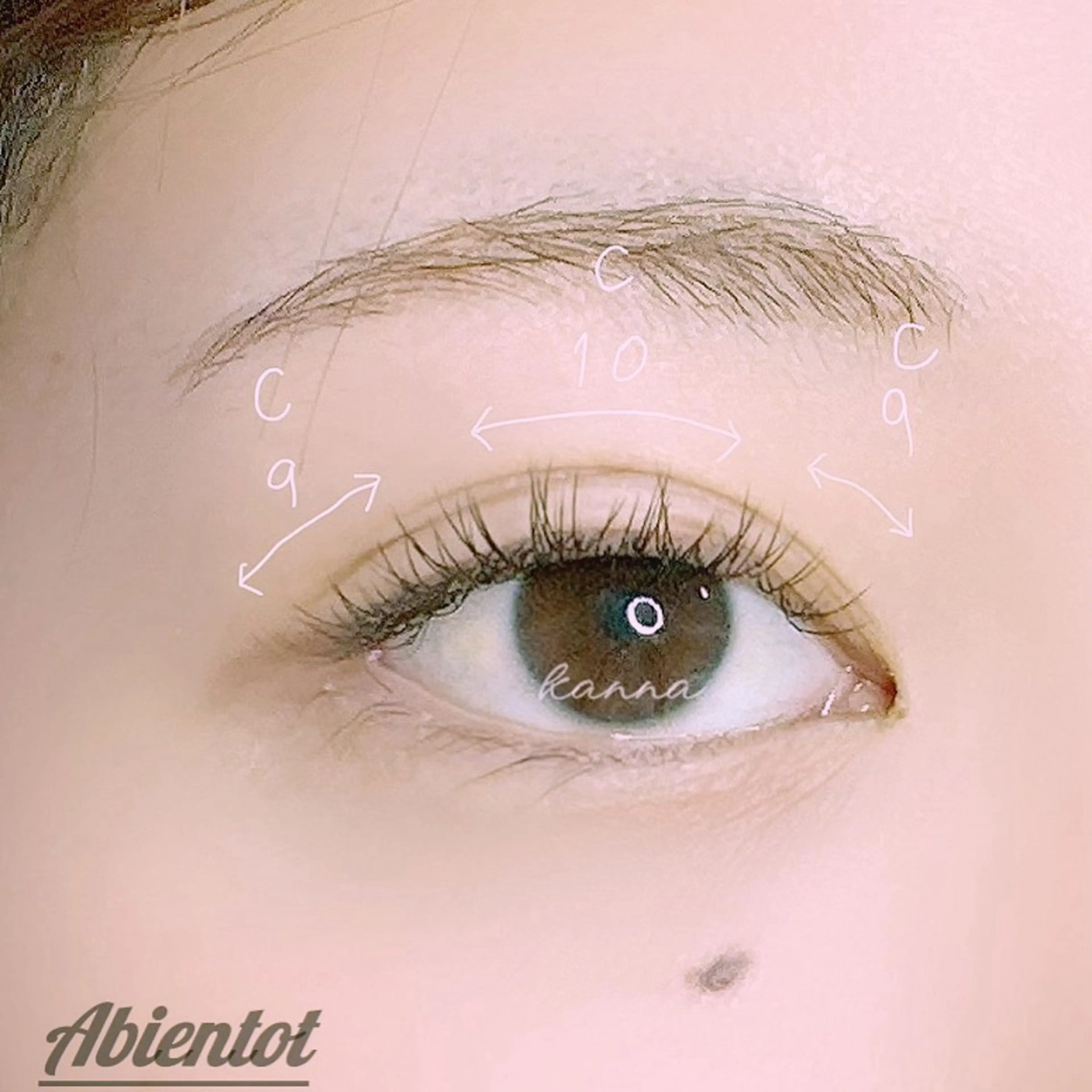 マツエク・マツパ Abientot Kannaのマツエク・マツパデザイン