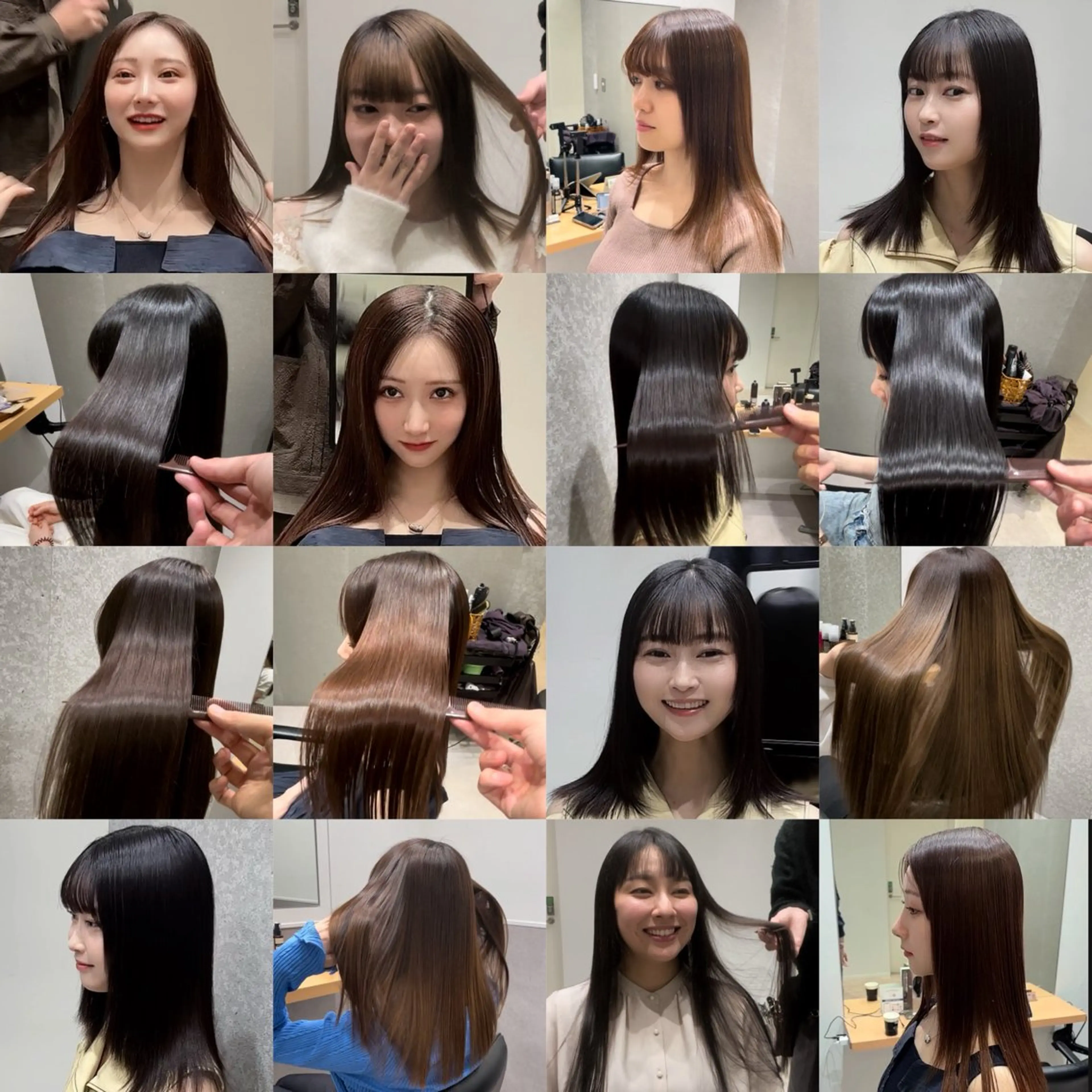 セミロング 髪質改善 トリートメント 髪質改善ヘアケア 艶髪特化/上田のヘアスタイル