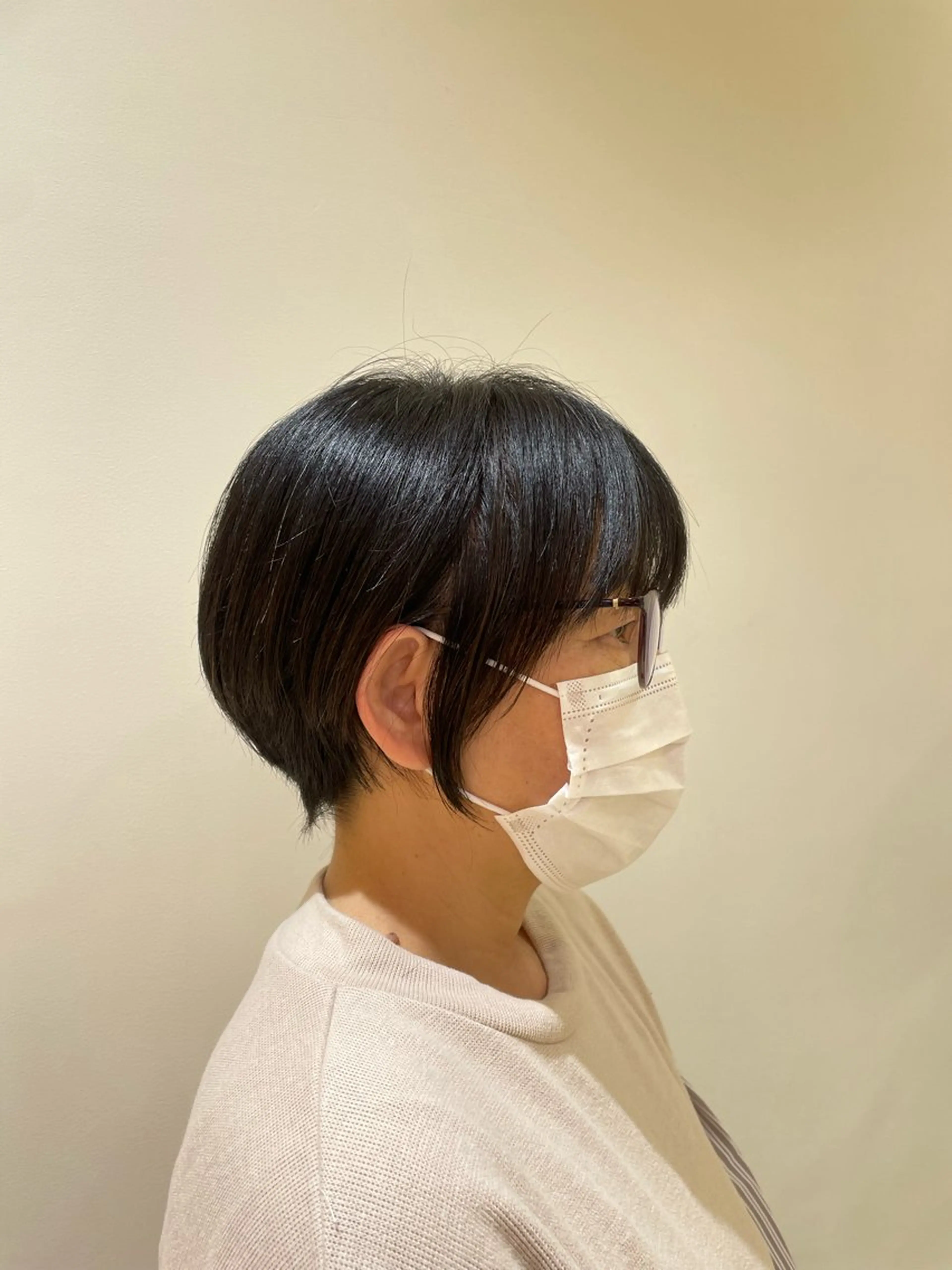 ショート 丸みショート 似合わせカット ショートヘア 小顔カット 丸山 愛唯のヘアスタイル