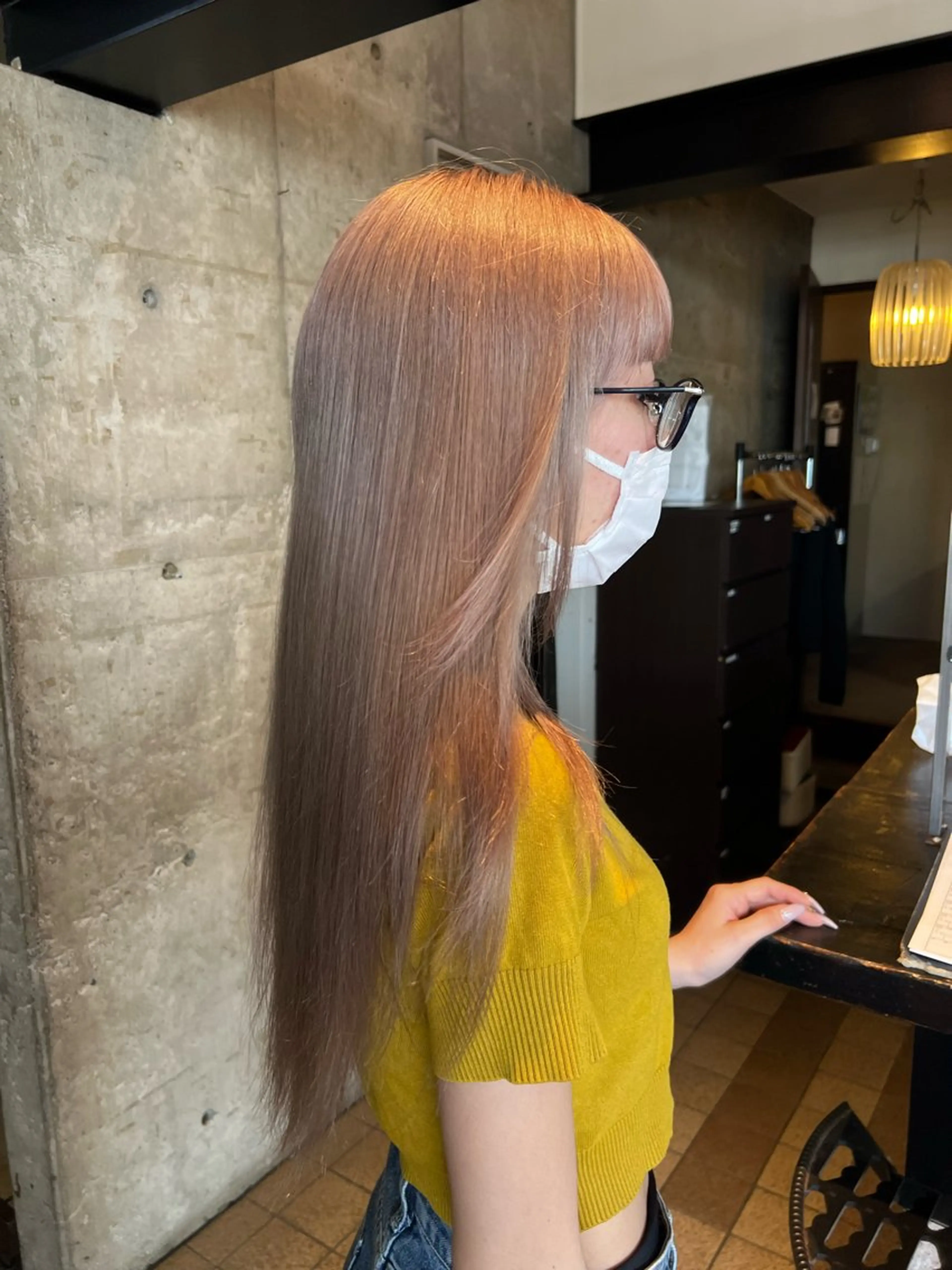 ロング カラー 只野 真衣のヘアスタイル