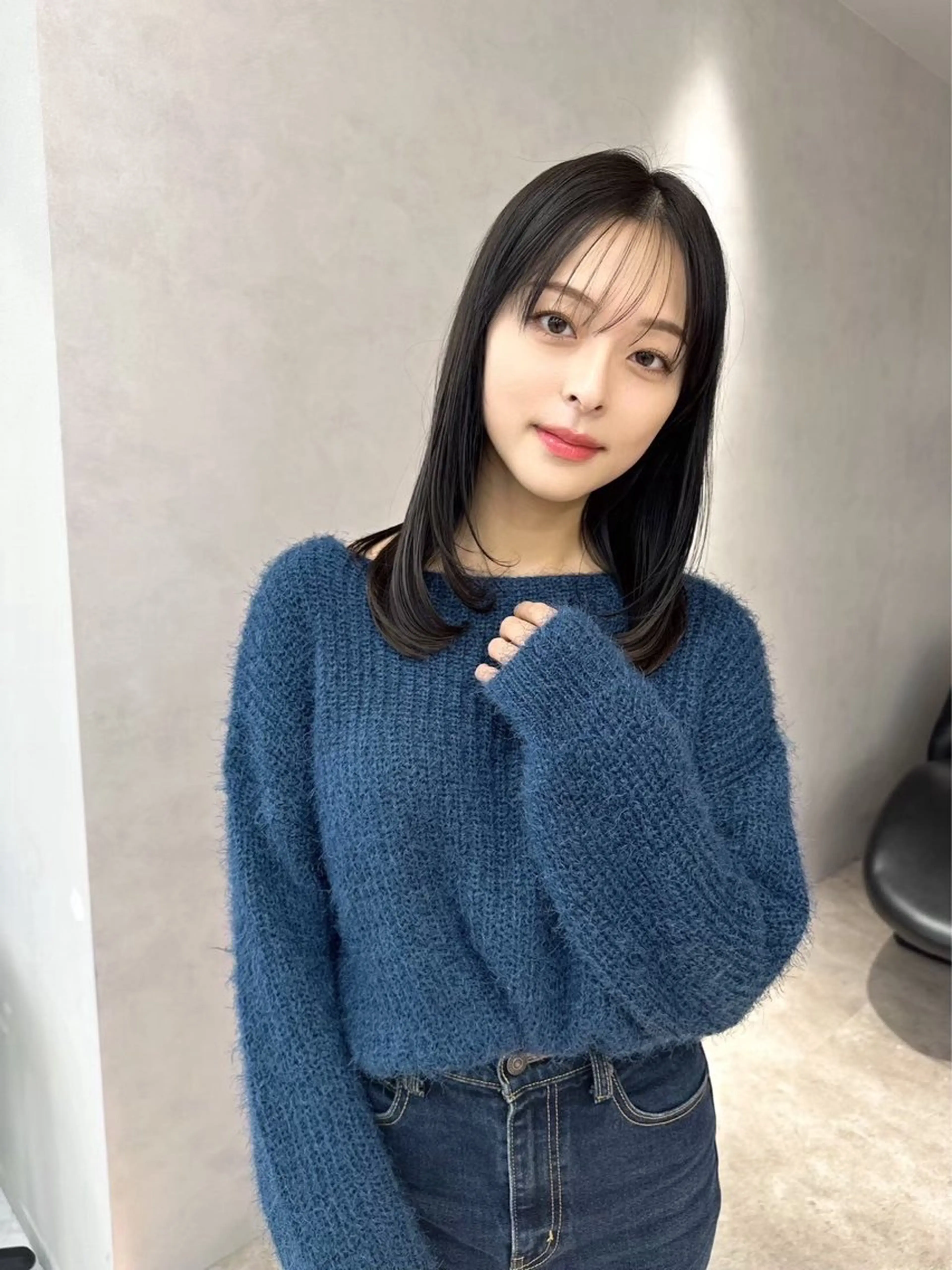 セミロング カラー カット トリートメント 美髪❣️縮毛矯正/ 髪質改善✨/山本のヘアスタイル