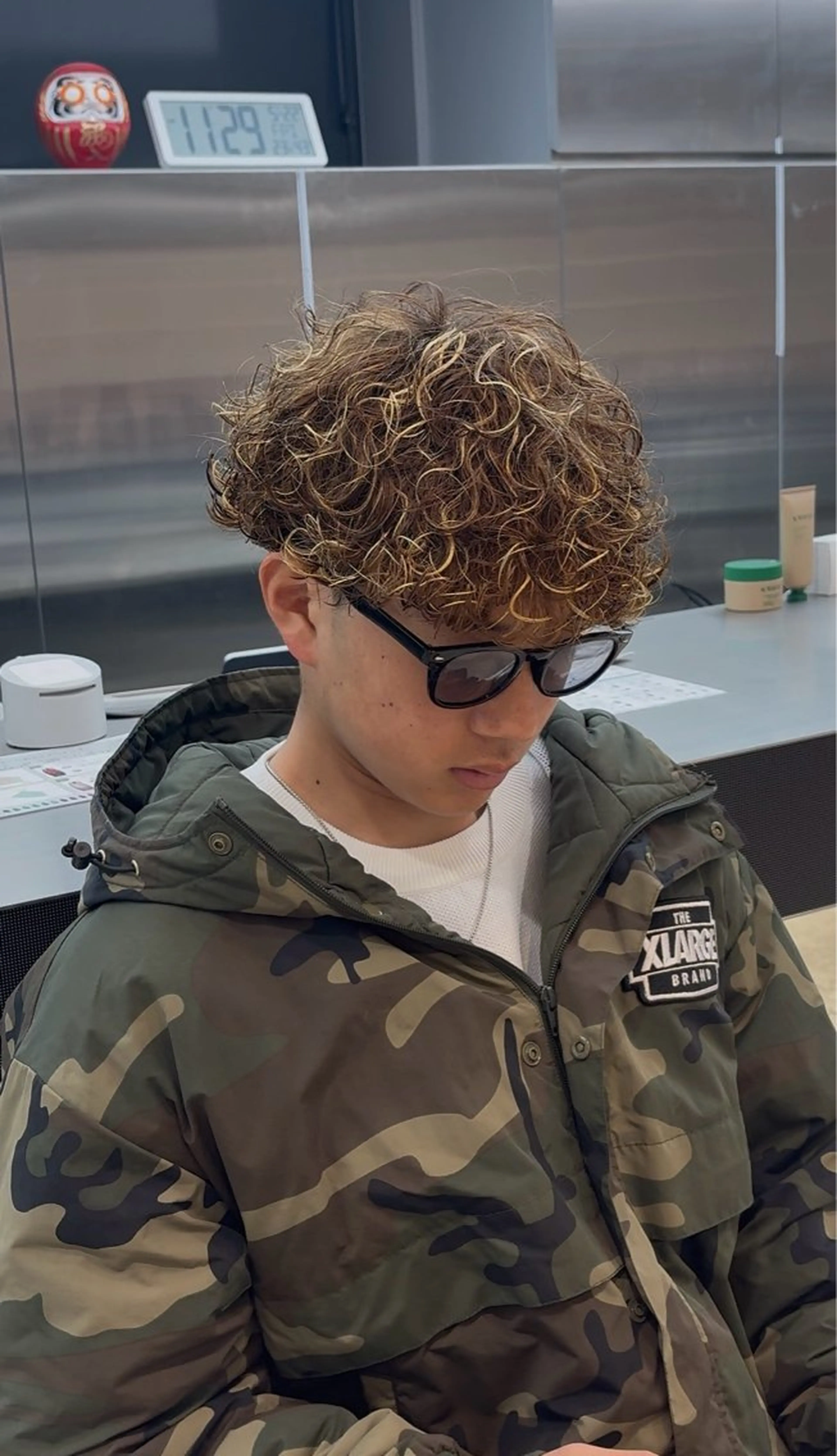 カラー パーマ メンズ カット ヘアカラー パーマ fifth 武正 琉生のヘアスタイル