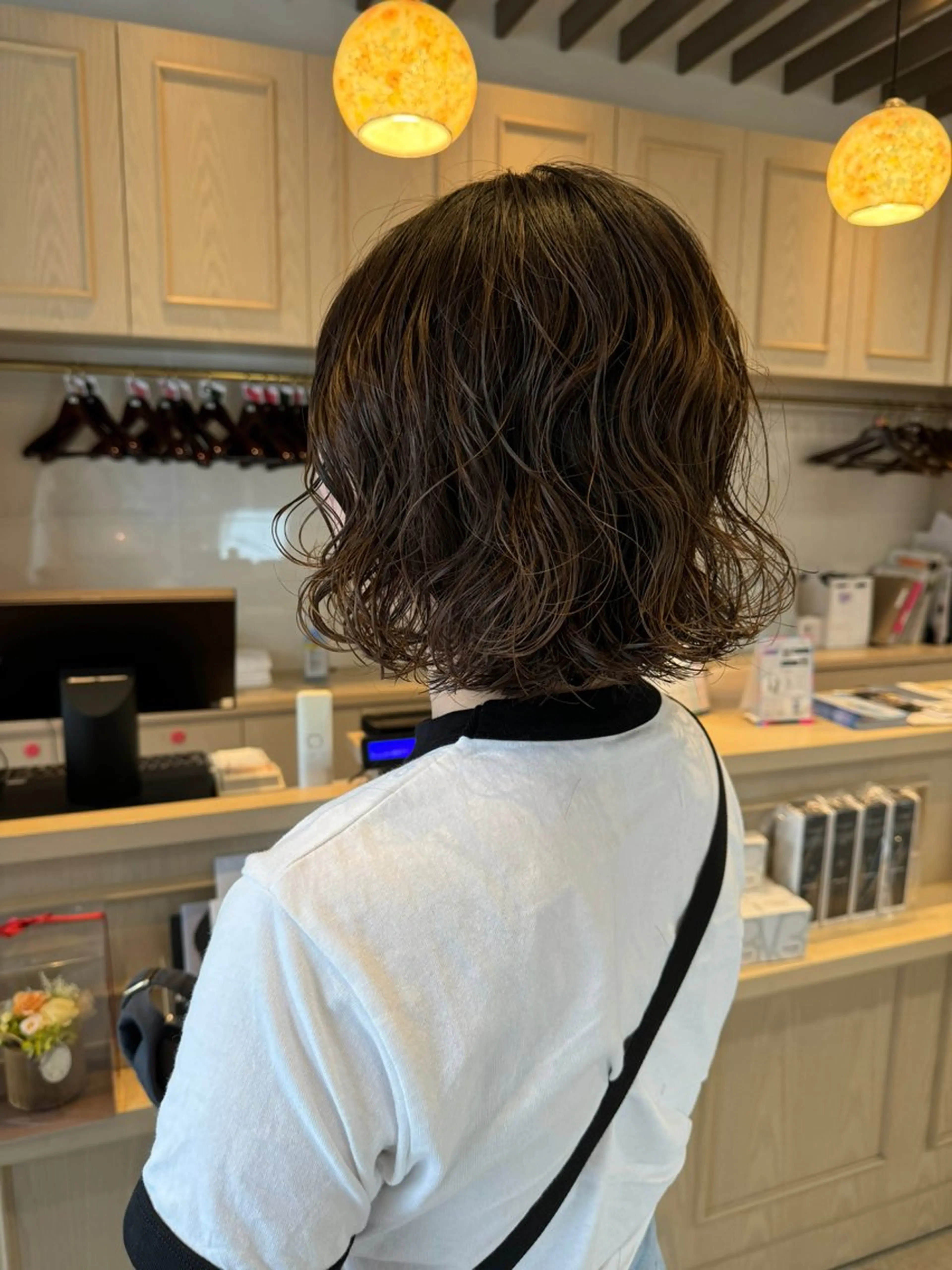 ショート パーマ ショート/ボブ パーマ/中原のヘアスタイル