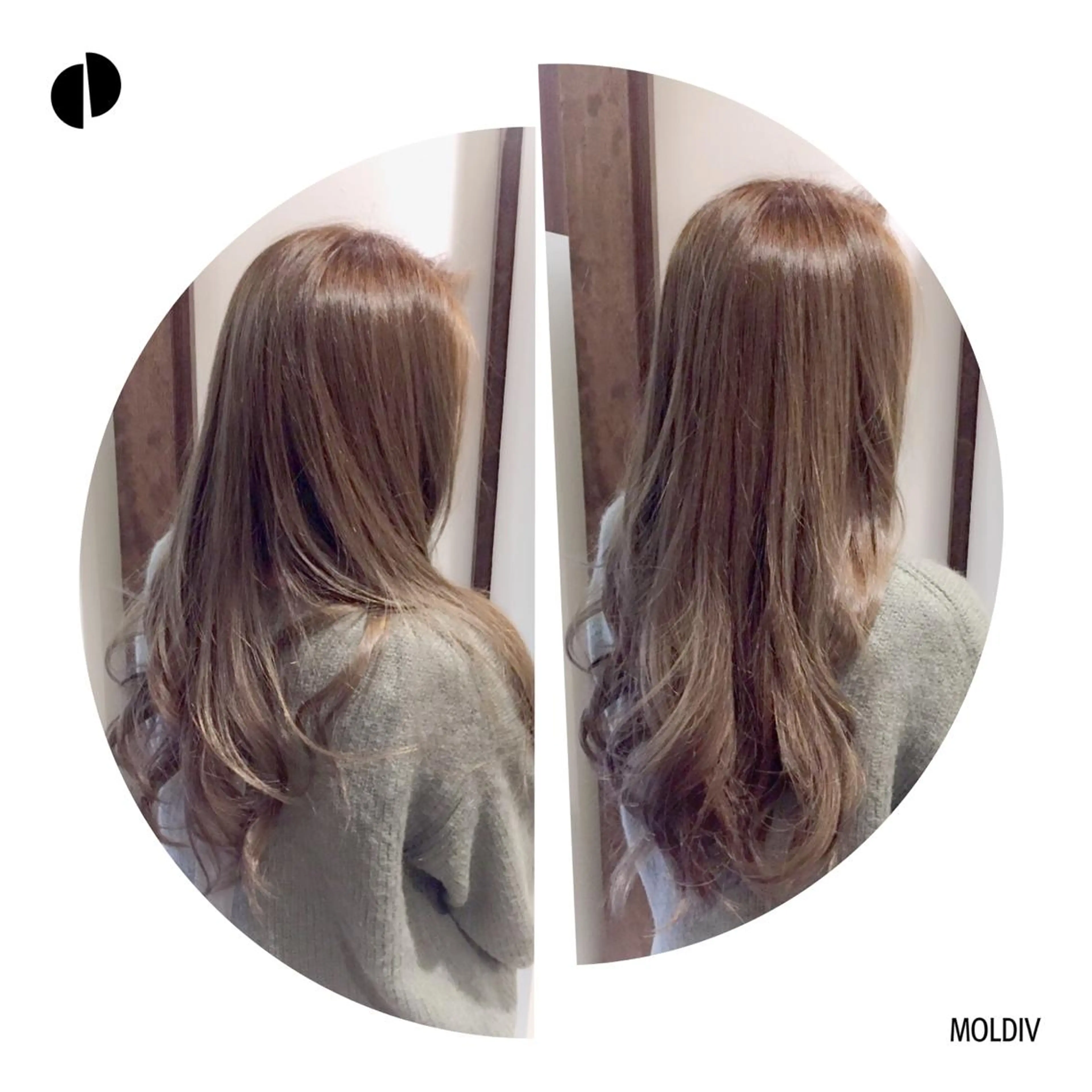 ロング カラー グラデーションカラー ネイビーカラー カット トリートメント ✨縮毛矯正✨髪質改善 ナカシマ ユミのヘアスタイル