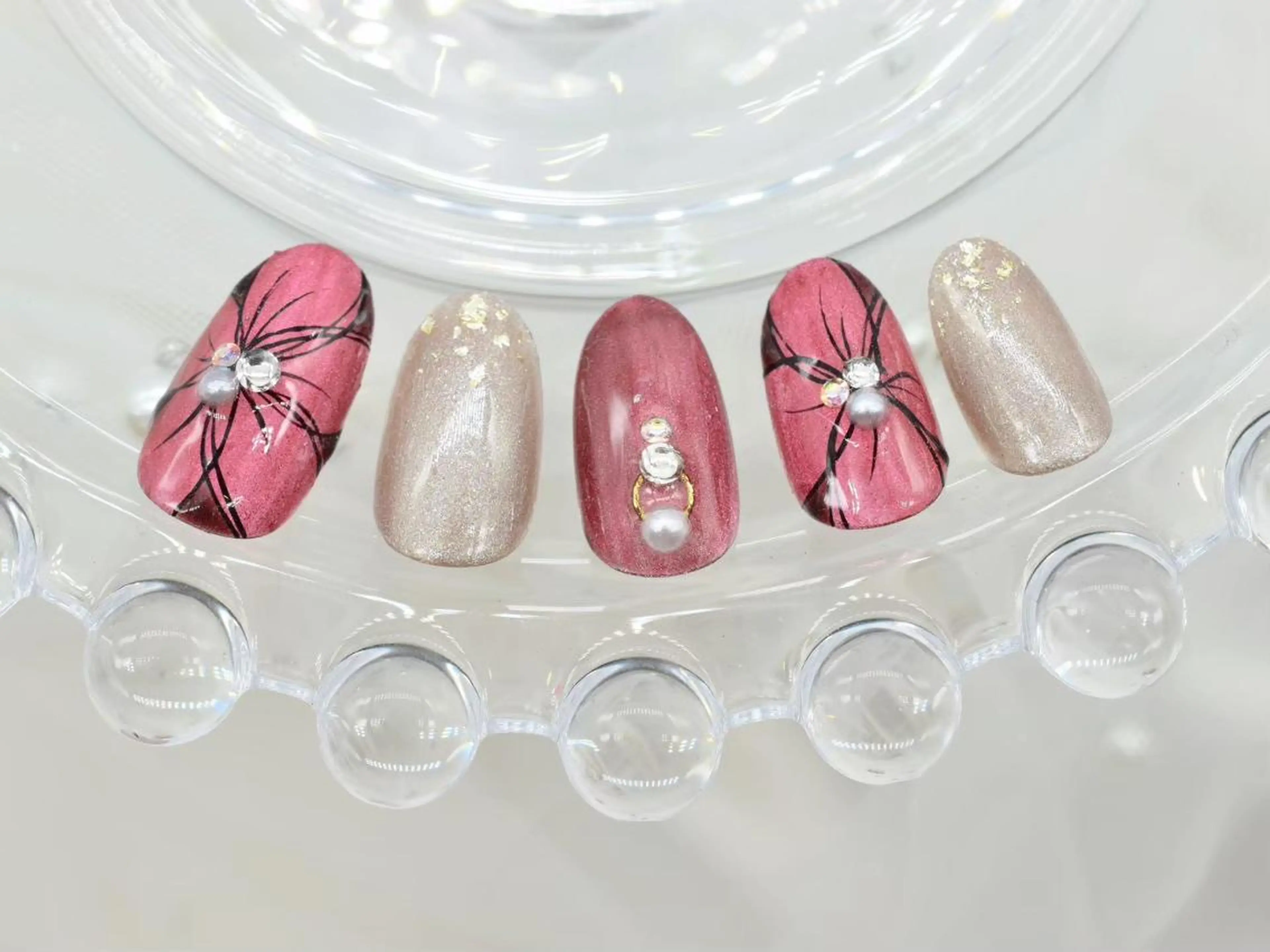 ネイル ジェルネイル パラジェル ハンドネイル RISSE nail&eyeのネイルデザイン