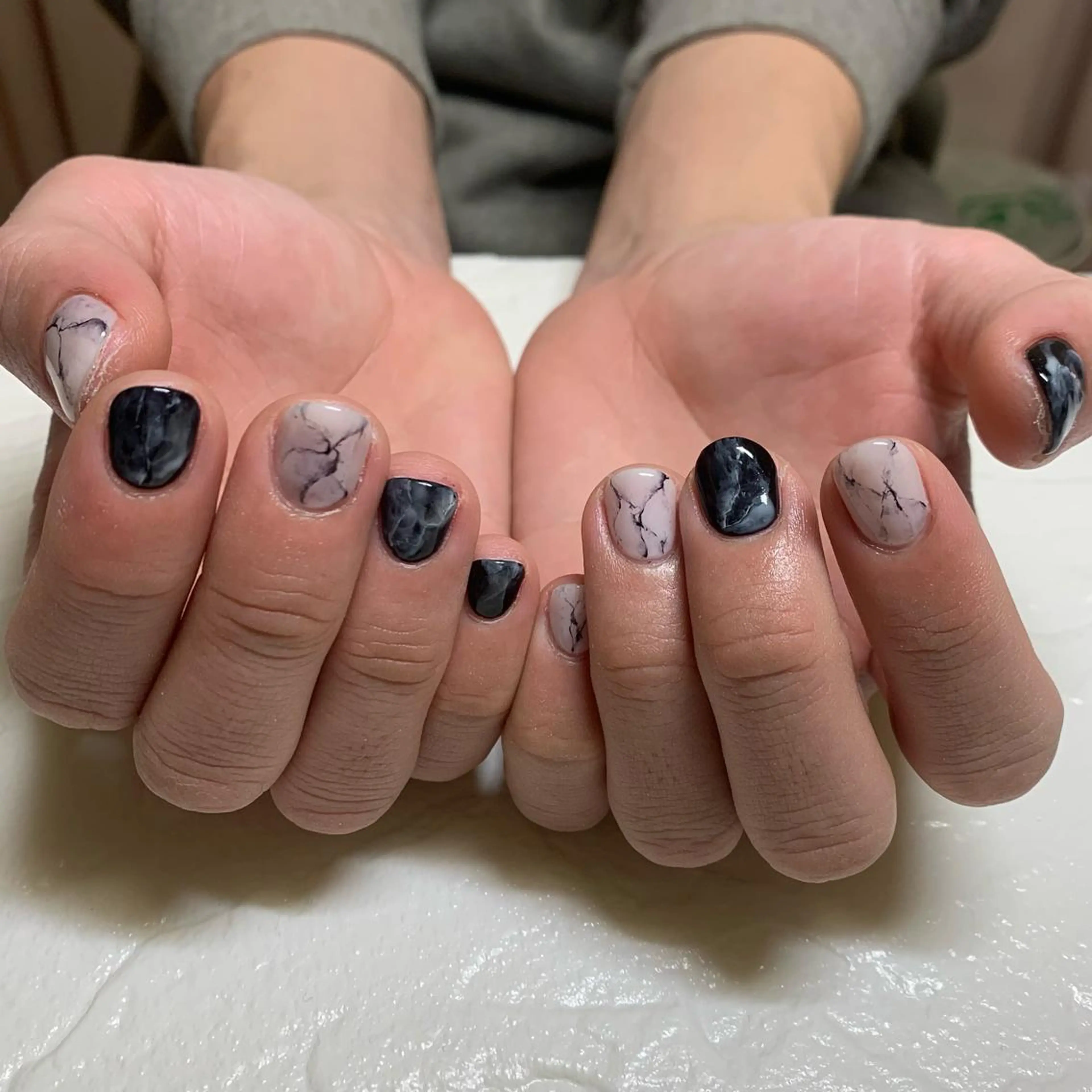ネイル 大理石ネイル(マーブル) Nail doroomのネイルデザイン