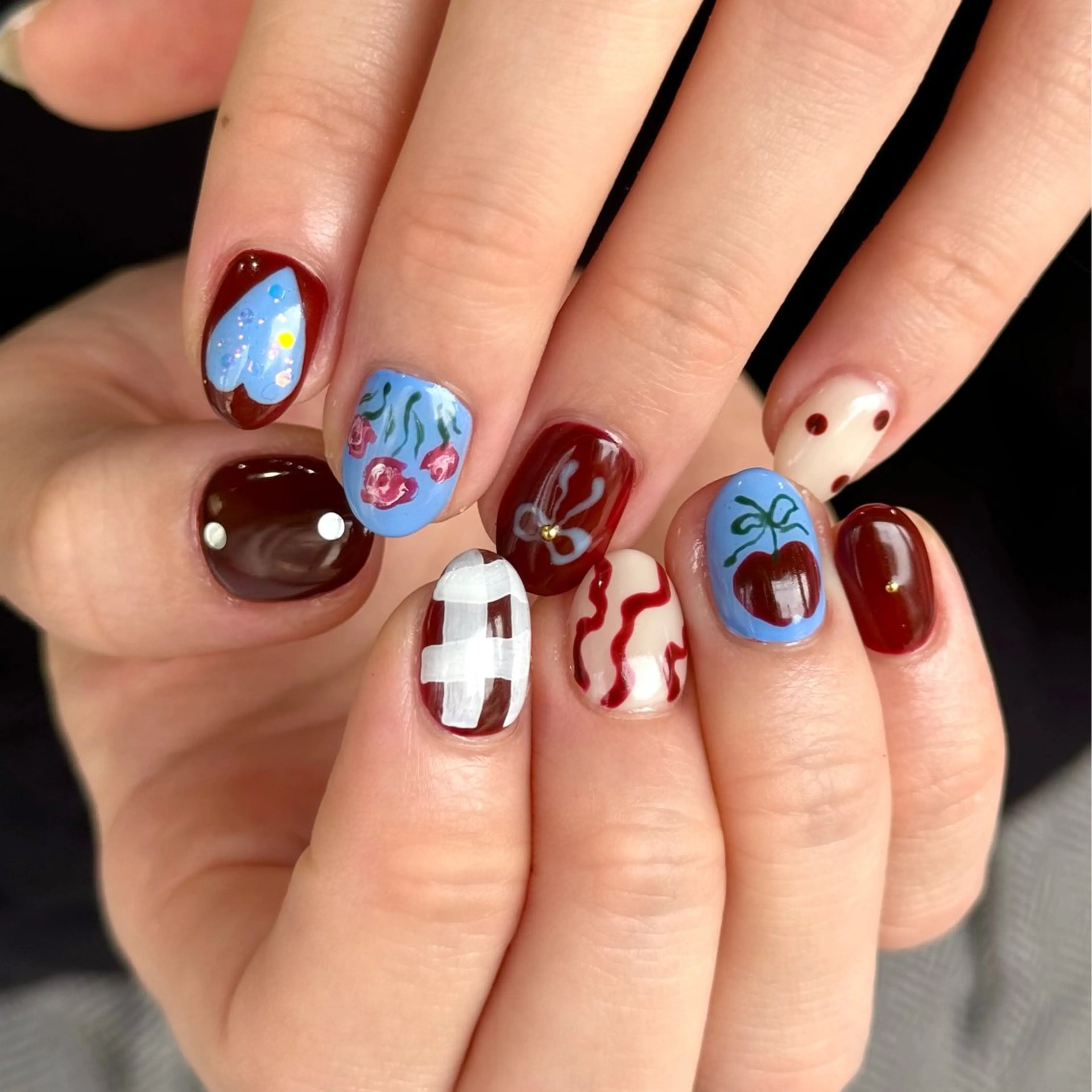 【人気🌟】order made 10本フルアート(オフなし)🌿‬持ち込み🉑の写真