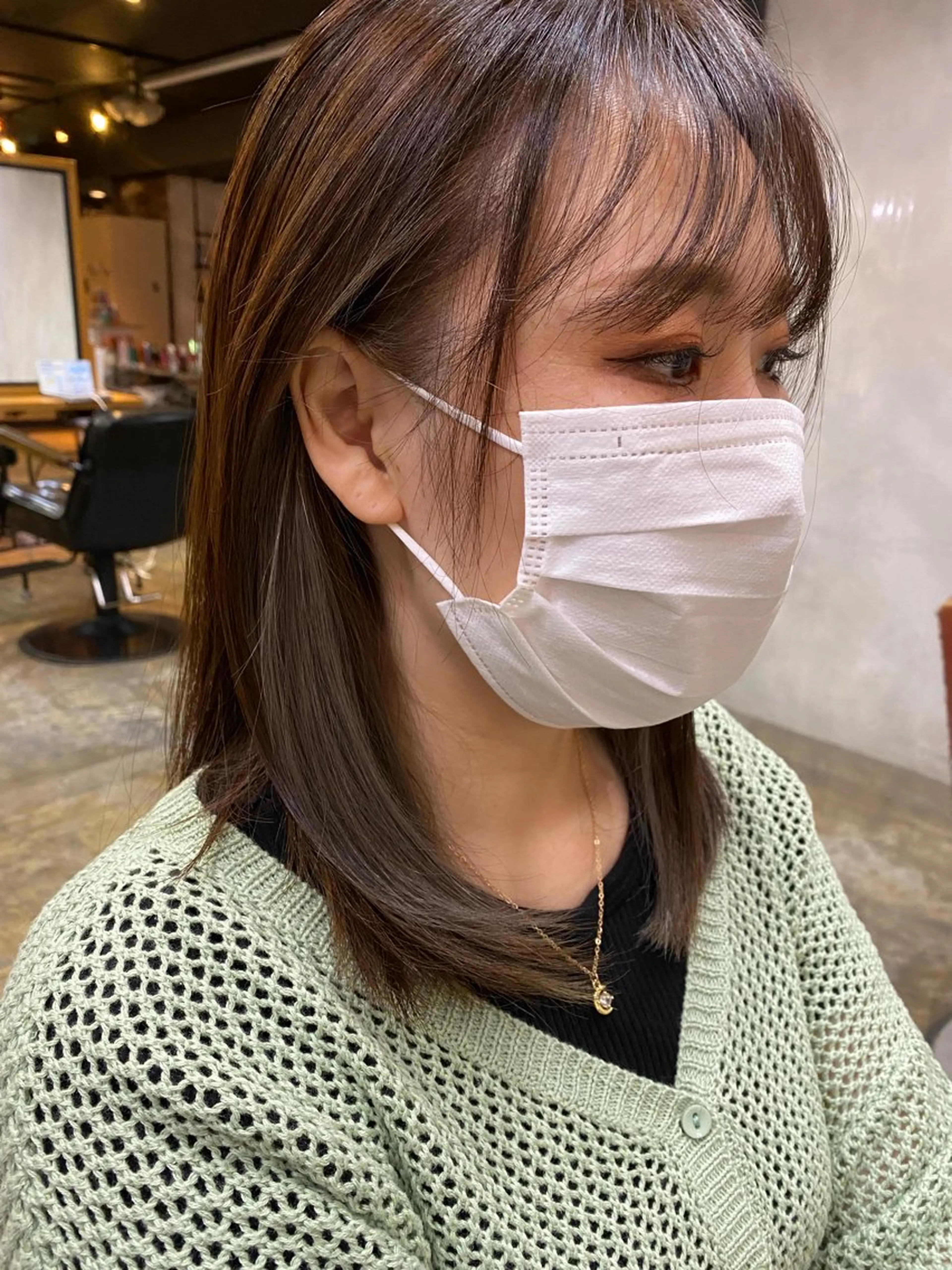 ミディアム カラー 🌙𝑳𝑼𝑵𝑨 工藤/メンズカット✂のヘアスタイル