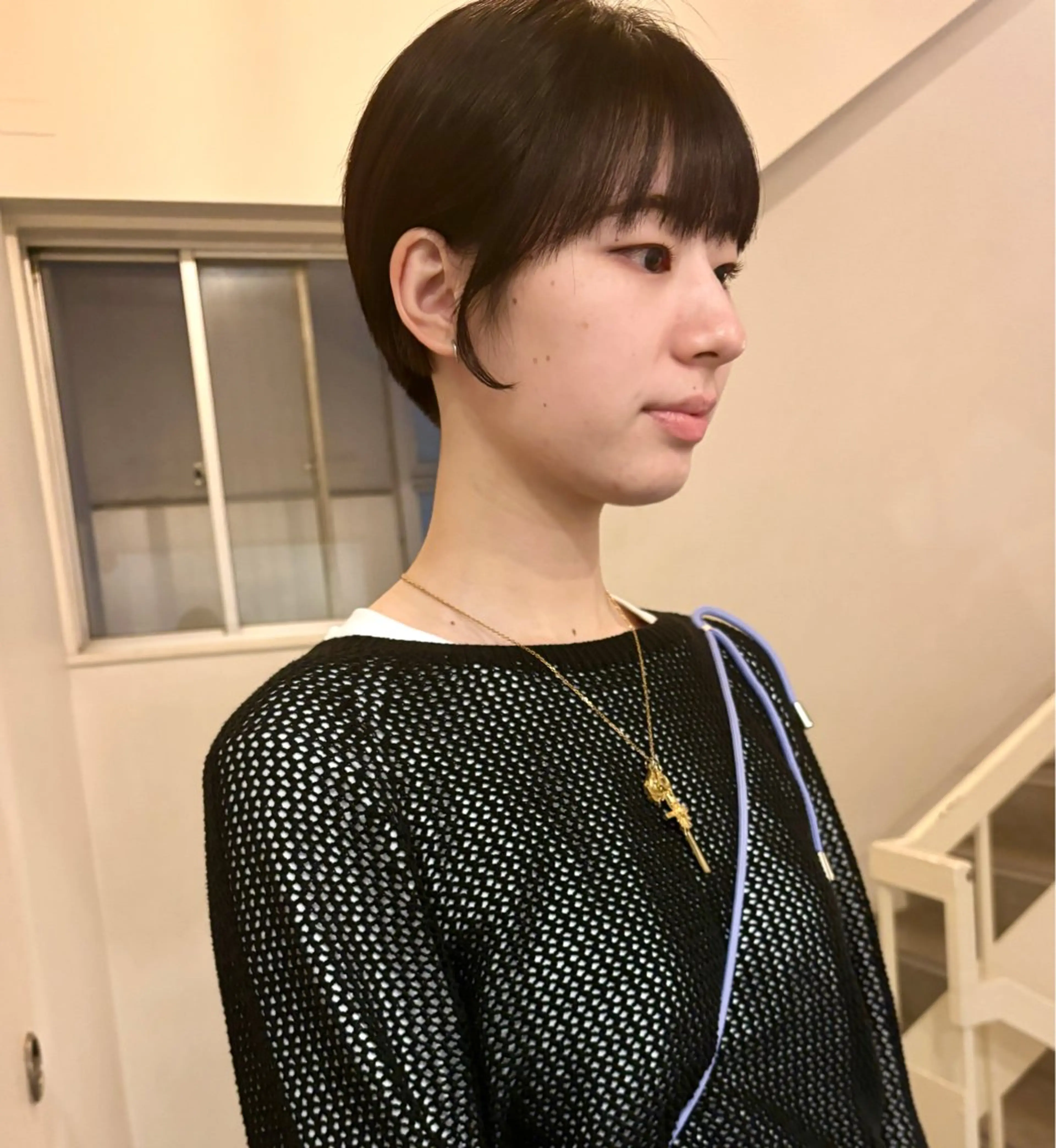 ショート カラー ブラウンカラー ショートヘア カット ヘアカラー トリートメント やまもと さえのヘアスタイル