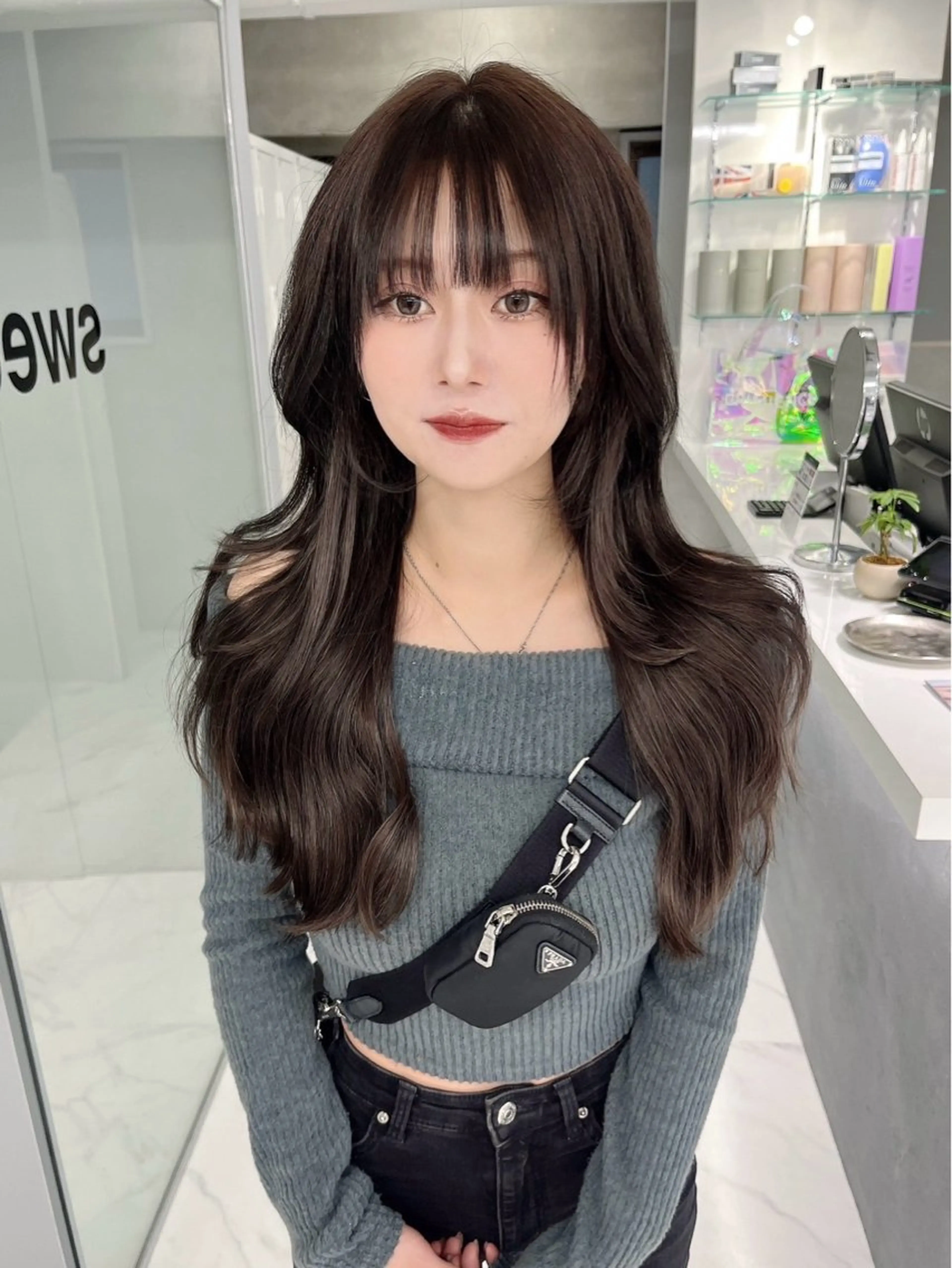 ロング ボブ ロング エクステ りおな/髪質改善/ カラー /平尾のヘアスタイル