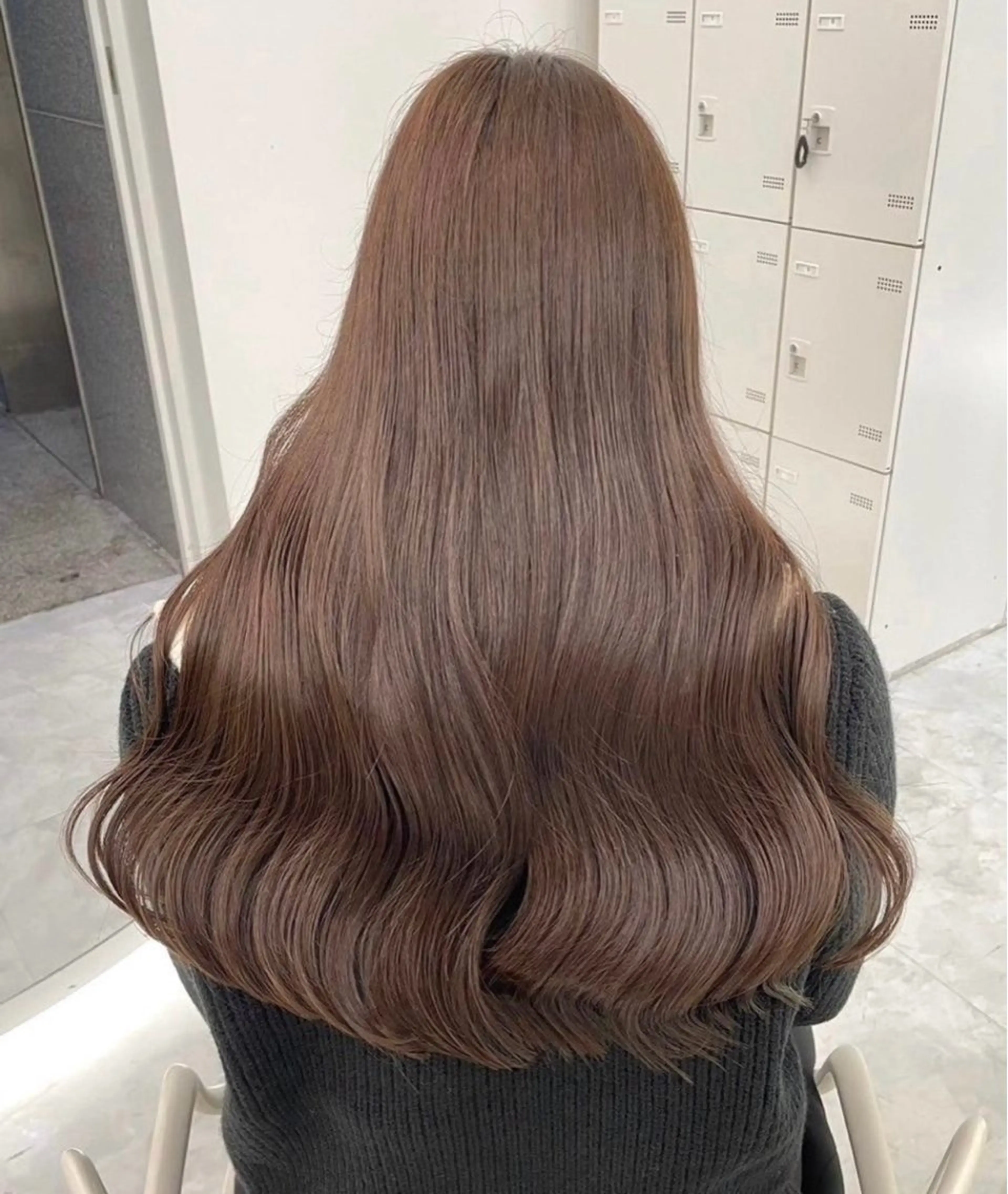 ロング カラー ヘアカラー トリートメント ヘッドスパ ヘアセット 𓏸レイヤー髪質改善 透けカラーカノン🫧のヘアスタイル