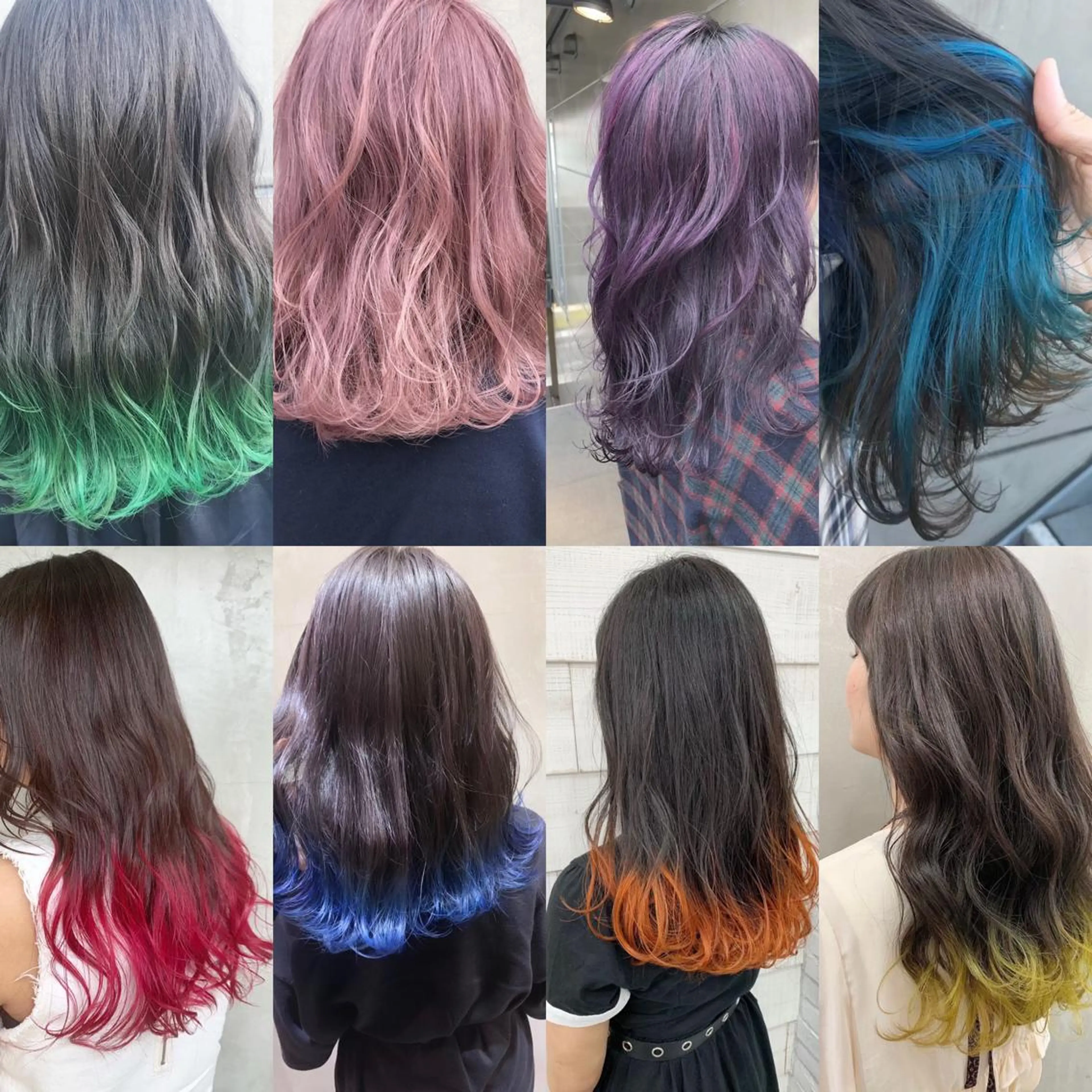セミロング カラー 北間 寛哉のヘアスタイル
