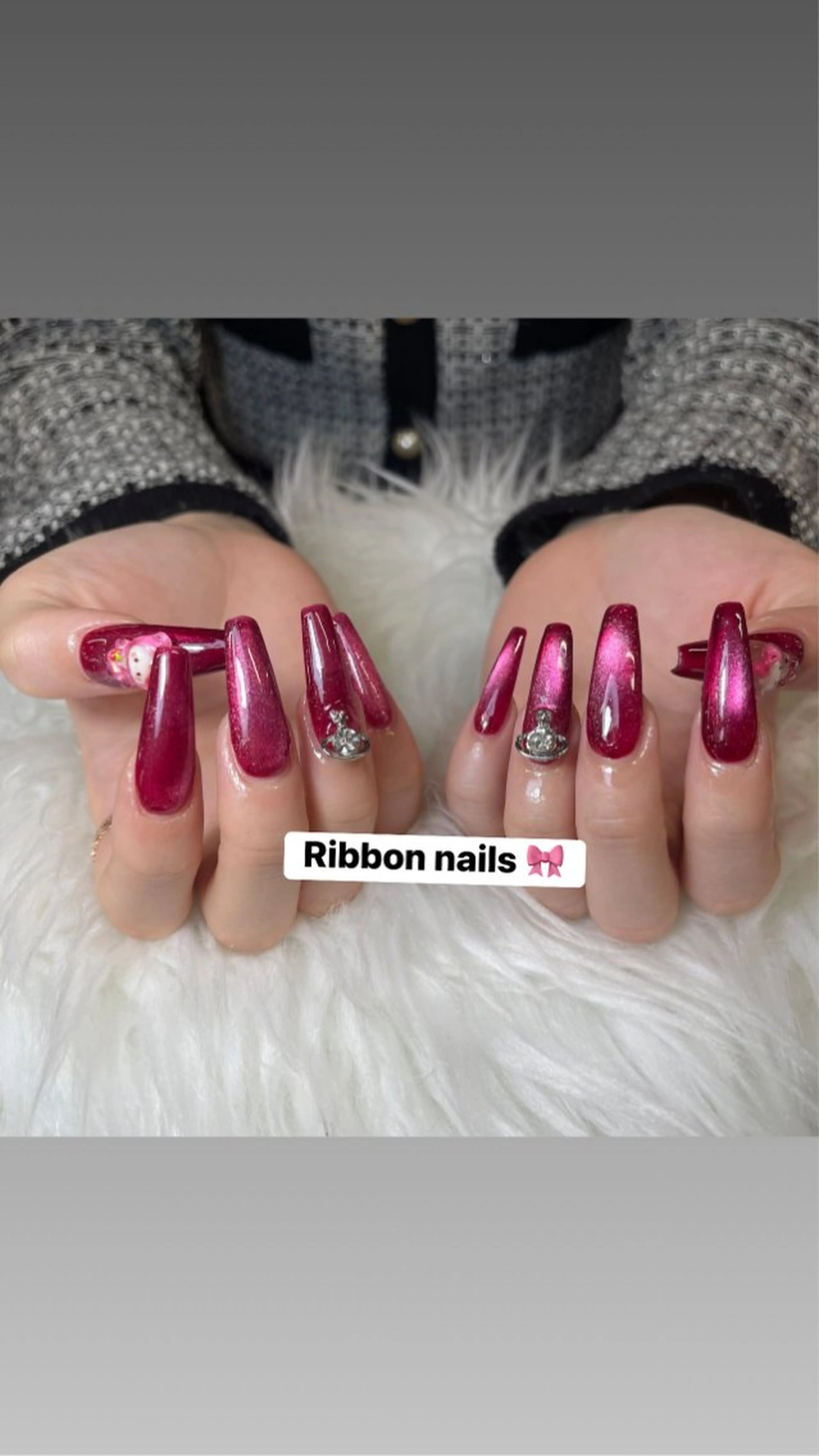 ネイル フレンチネイル ジェルネイル マグネットネイル 持ち込み ニュアンスネイル NiJi Nailsのネイルデザイン