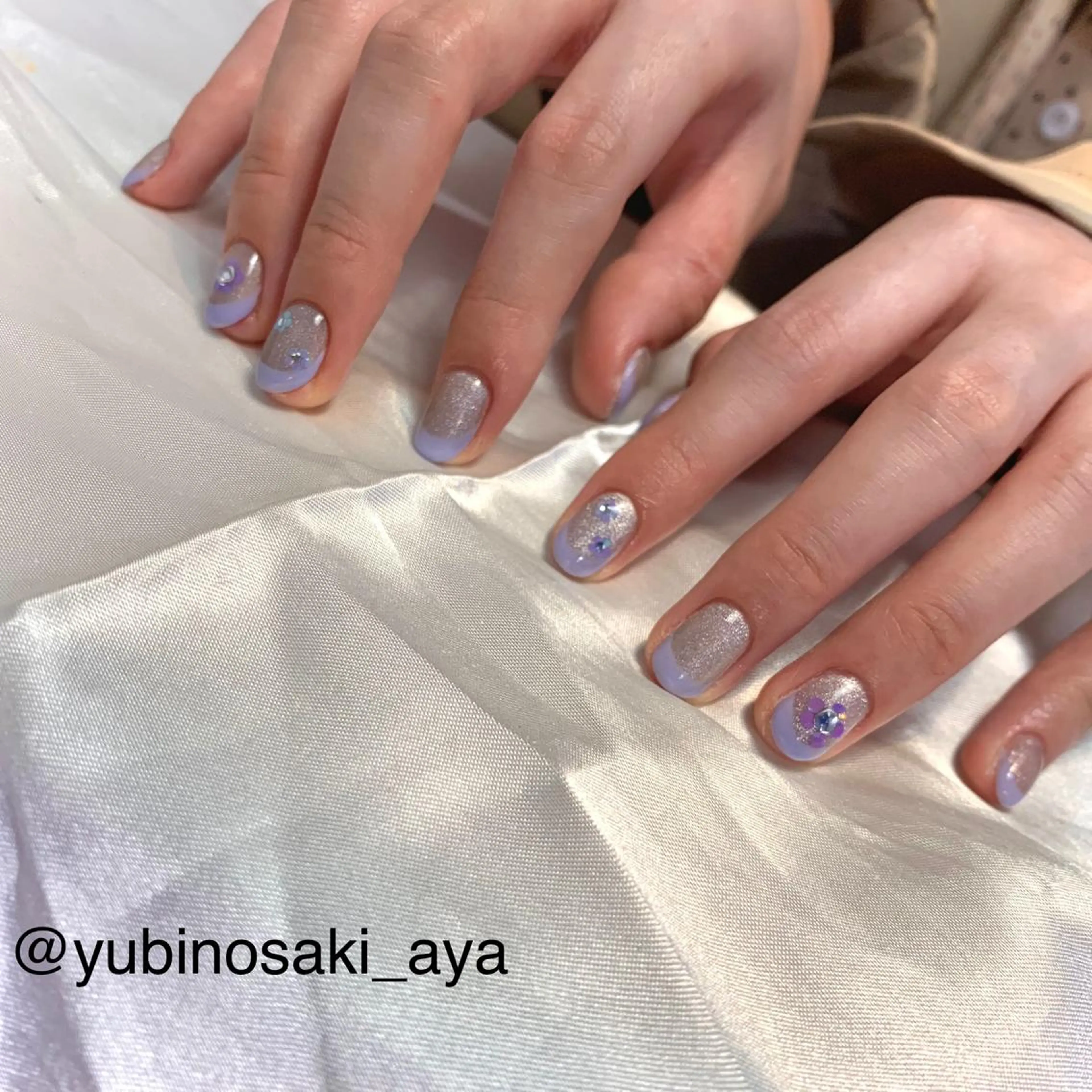 ネイル ハンドネイル フットネイル ゆびノさき茨木店 ニュアンス/アートのネイルデザイン