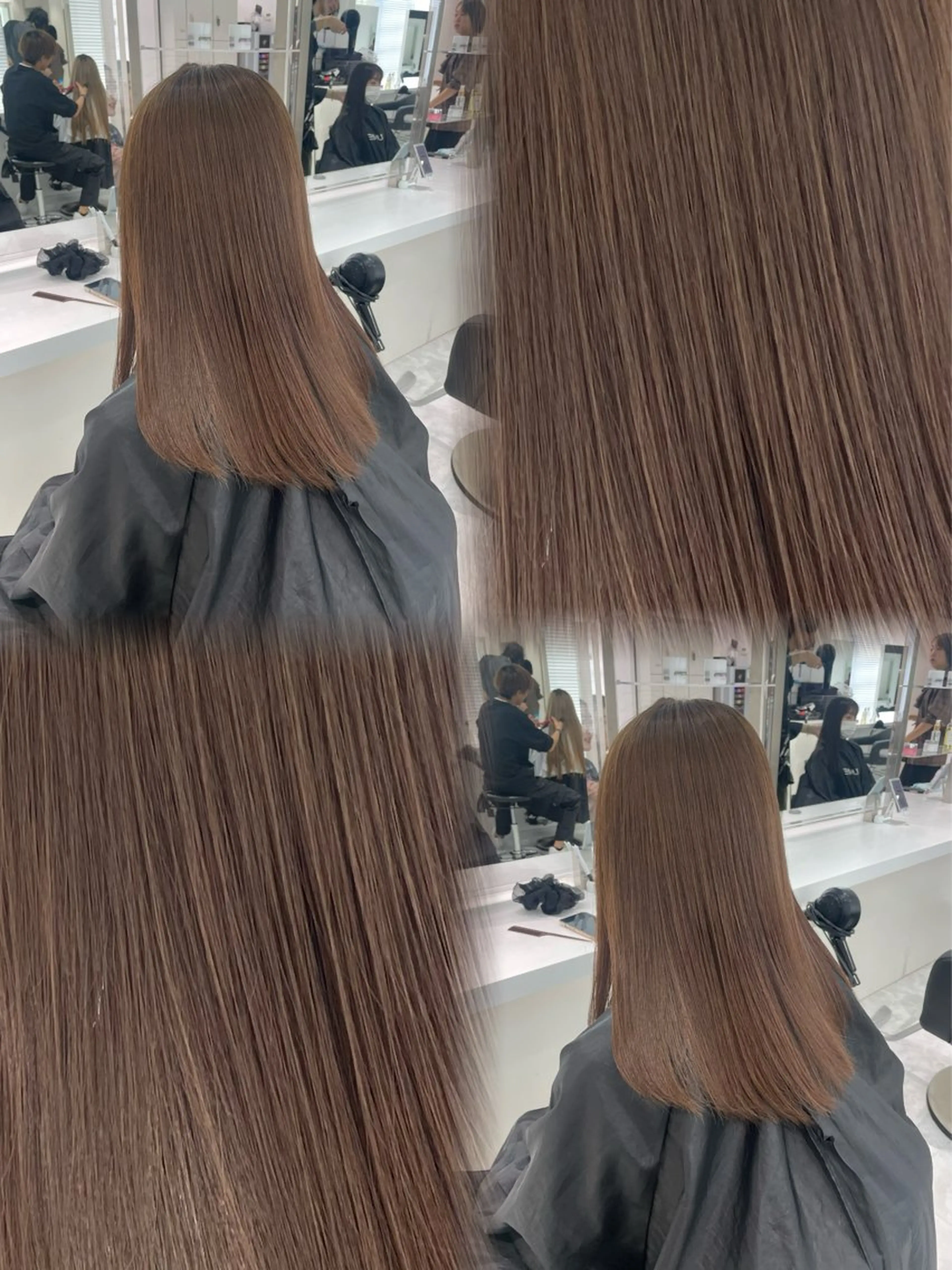 ロング カラー ダブルカラー ヘアカラー トリートメント ブリーチなし特化 美容師💖SAE💖のヘアスタイル