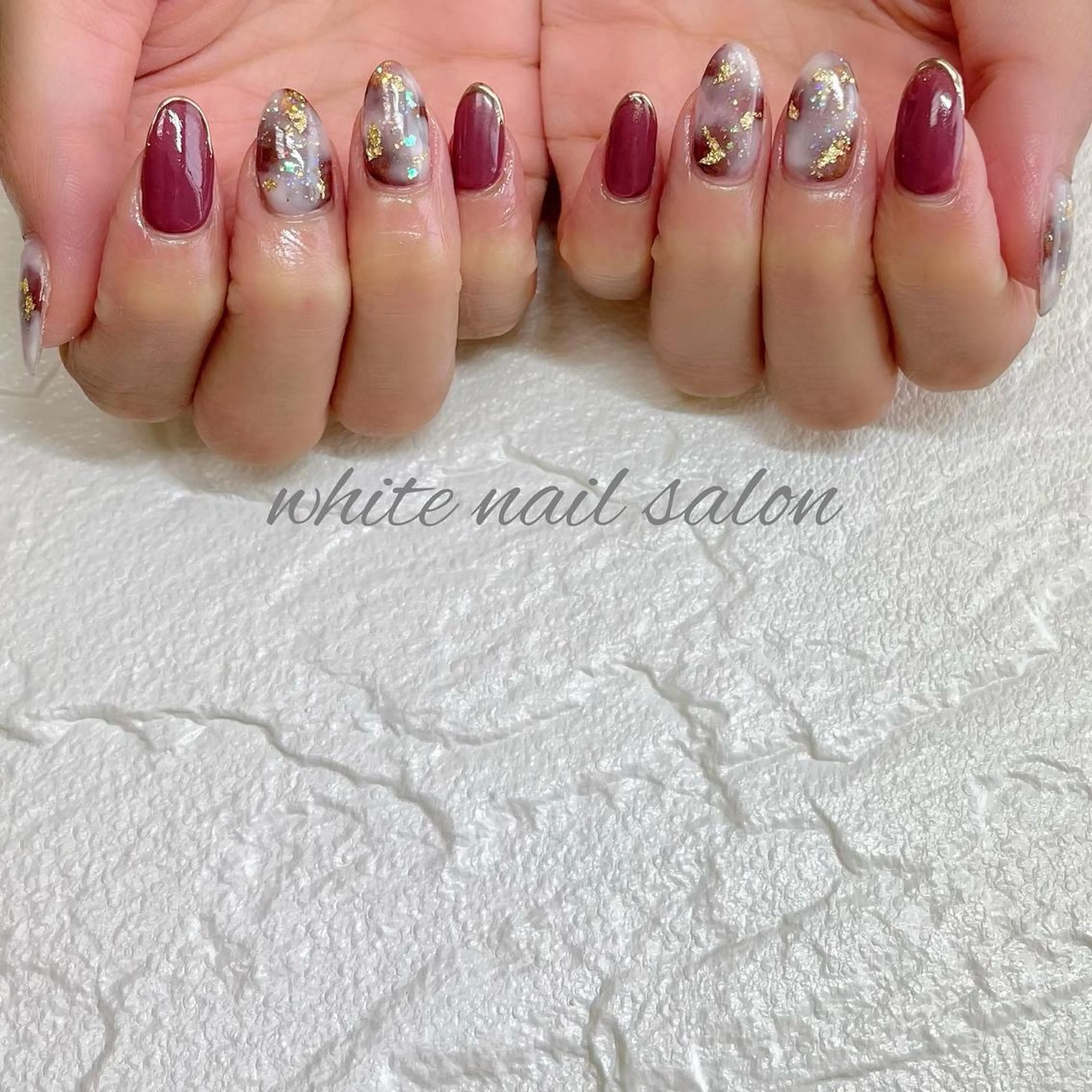 ネイル フットネイル ジェルネイル ハードジェル ラメ(グリッター) 持ち込み ハンドネイル white nail salonのネイルデザイン