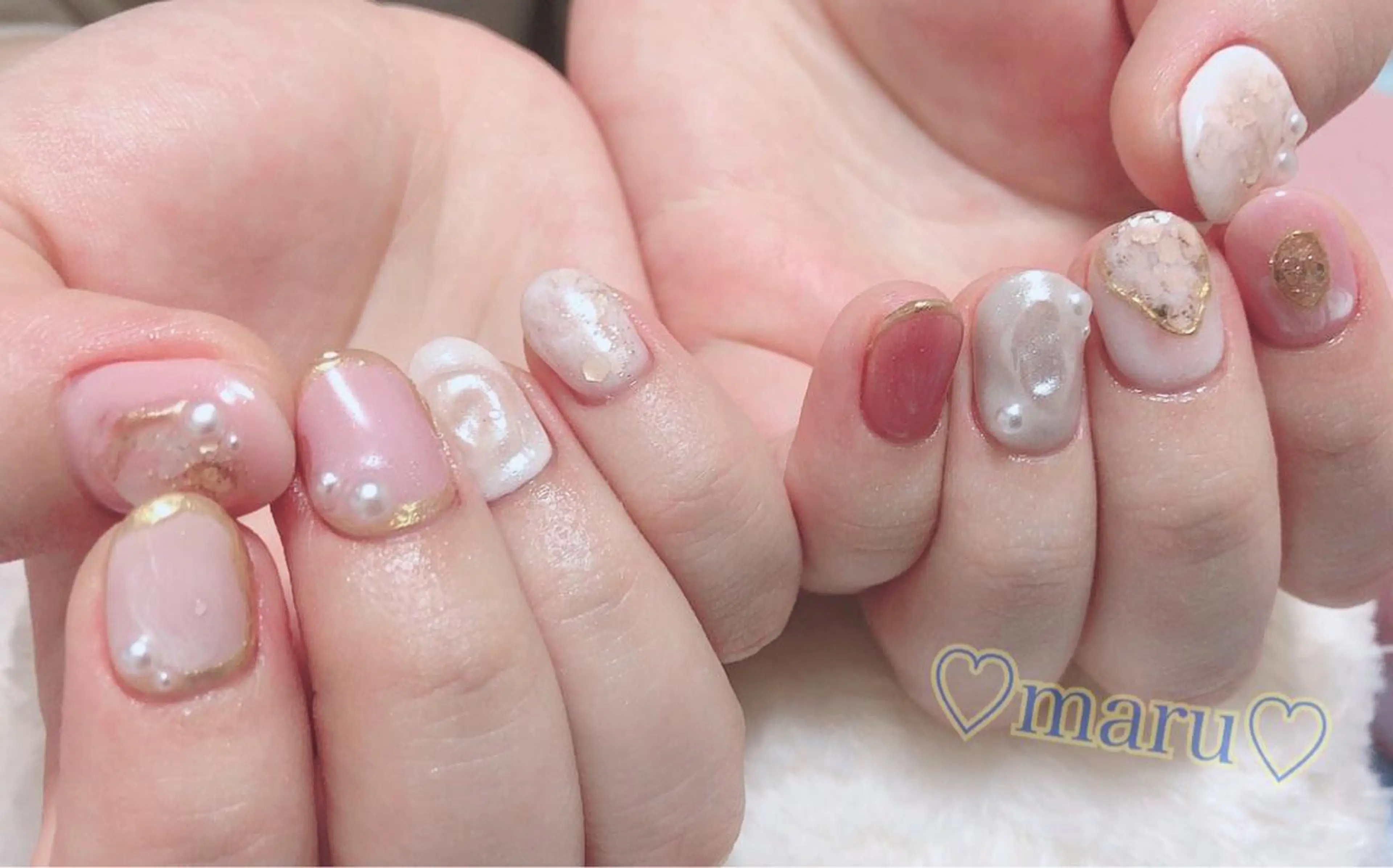 ネイル ハンドネイル フットネイル まるみ♡7/1〜値上 げ致します(>_<)のその他イメージ