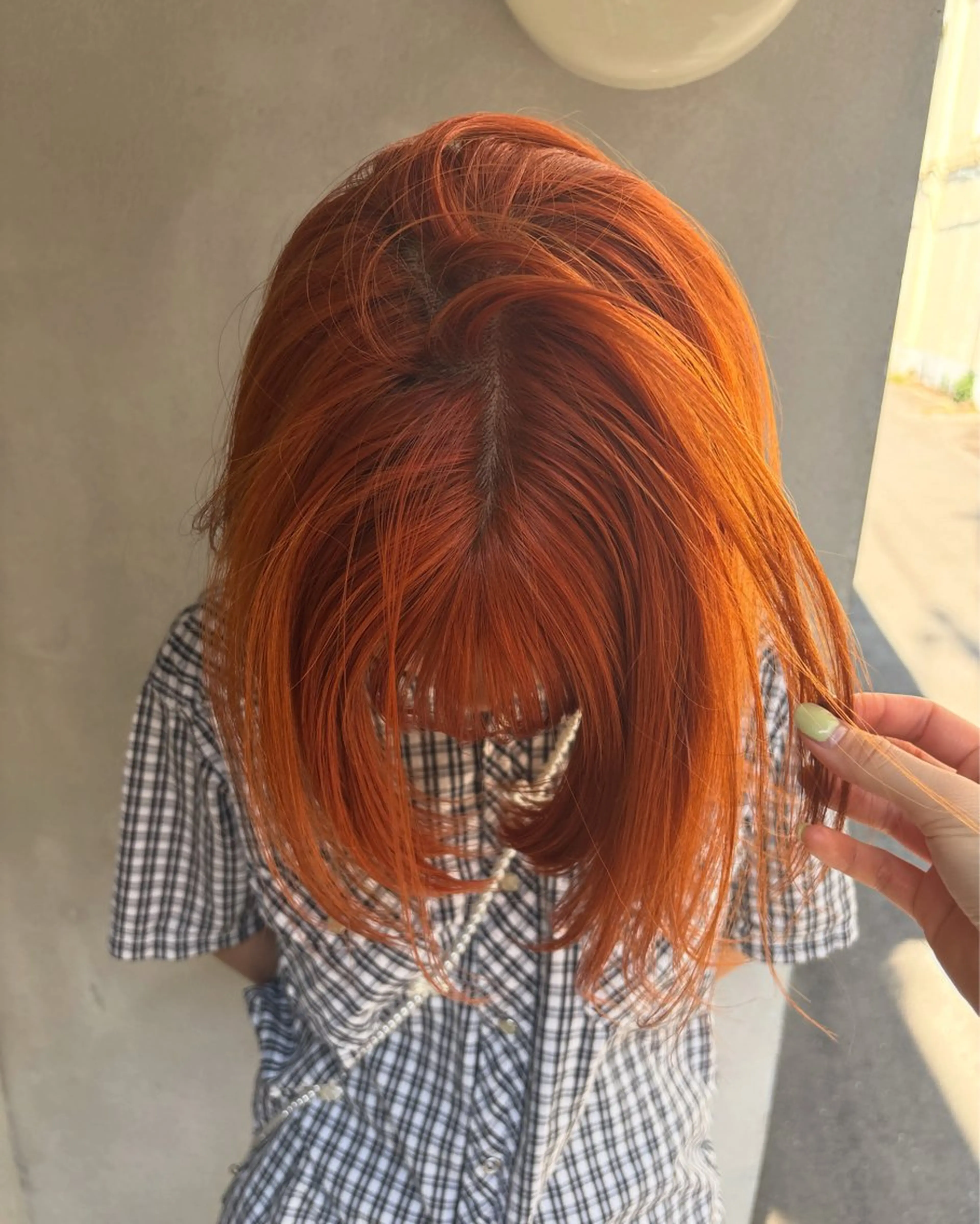 セミロング ヘアカラー トリートメント ヘアセット ブリーチモデル/ カットモデル/Riaのヘアスタイル