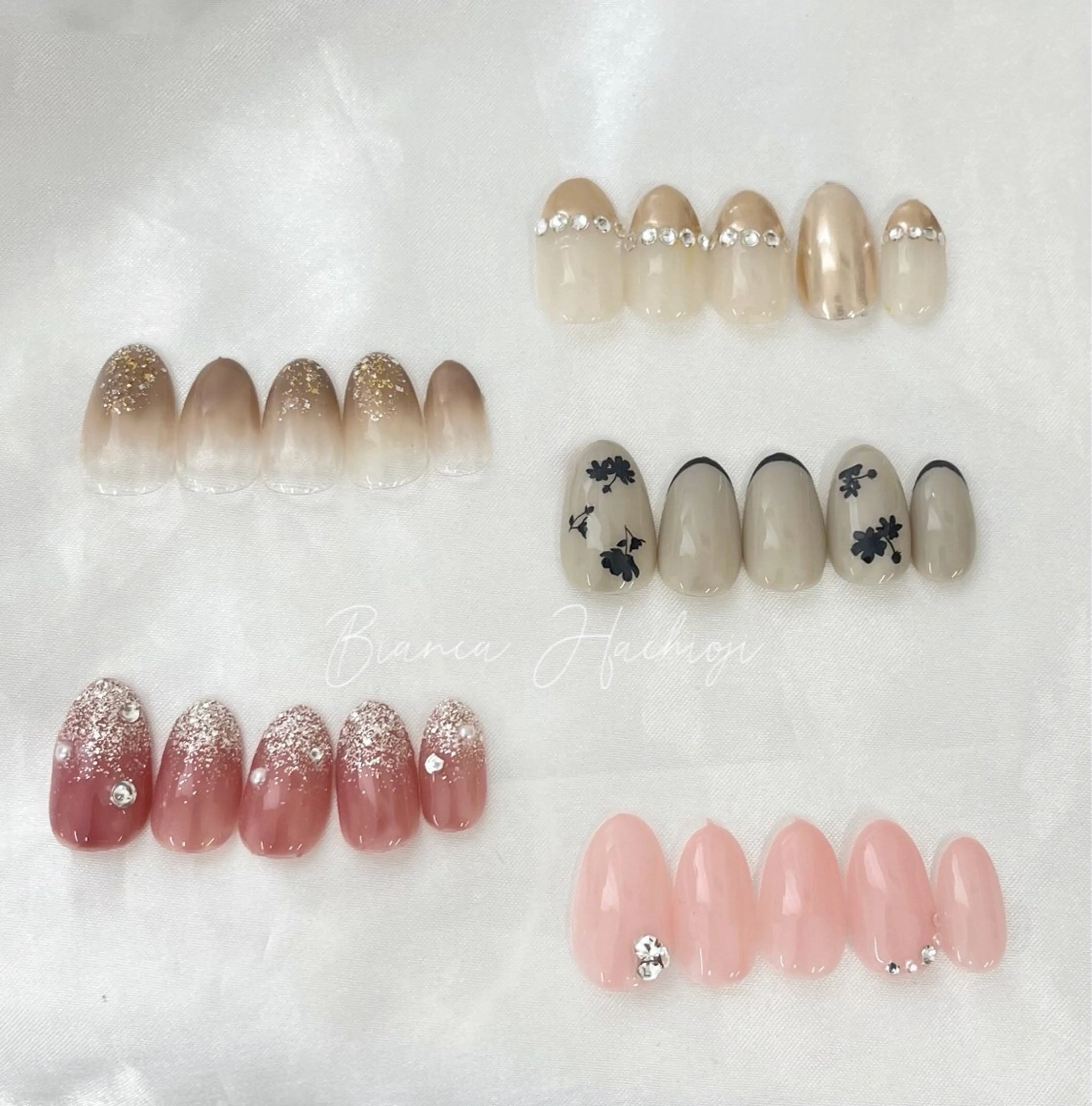 ネイル ハンドネイル Bianca🩶 SHIONOのネイルデザイン