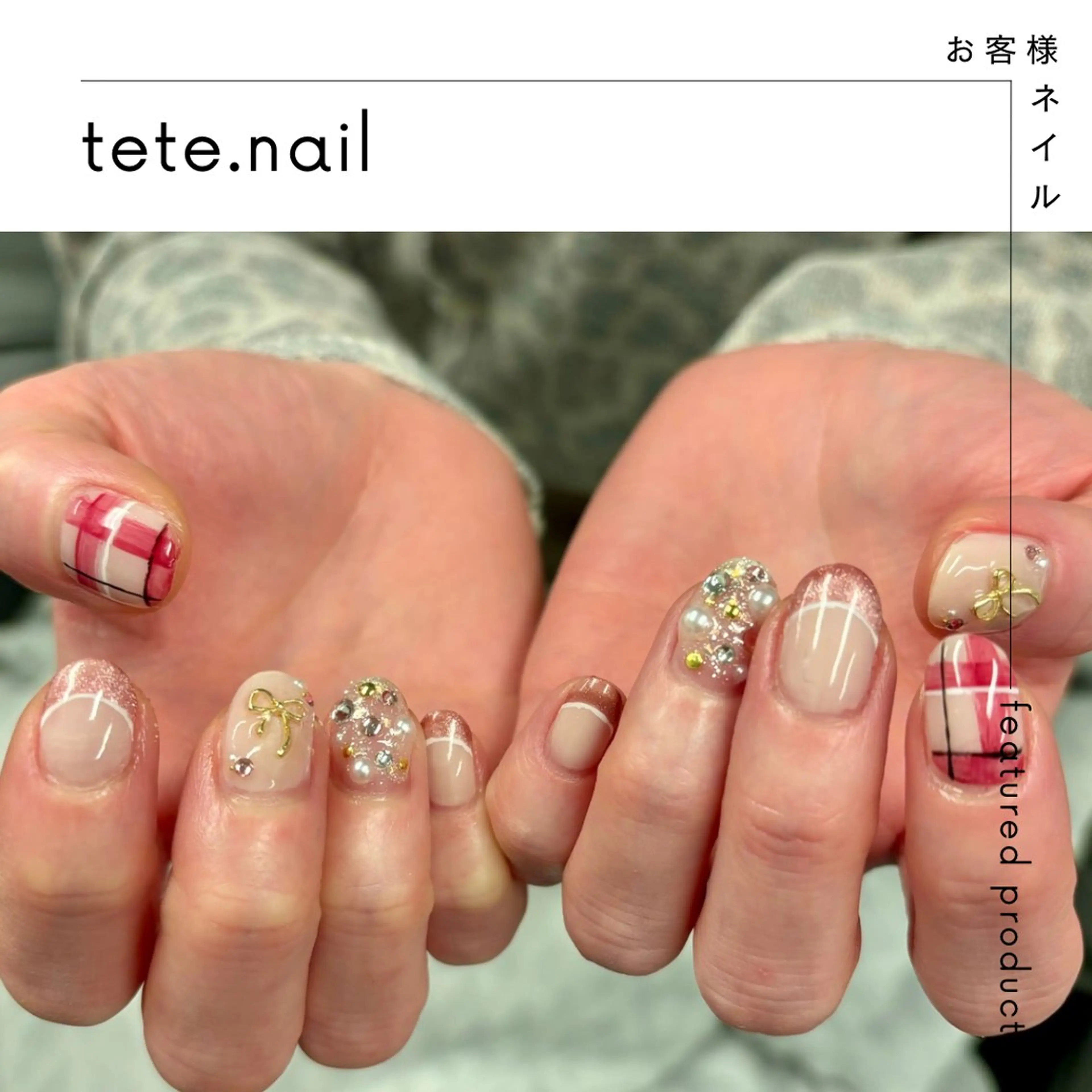 ネイル フットネイル tete. nailのネイルデザイン