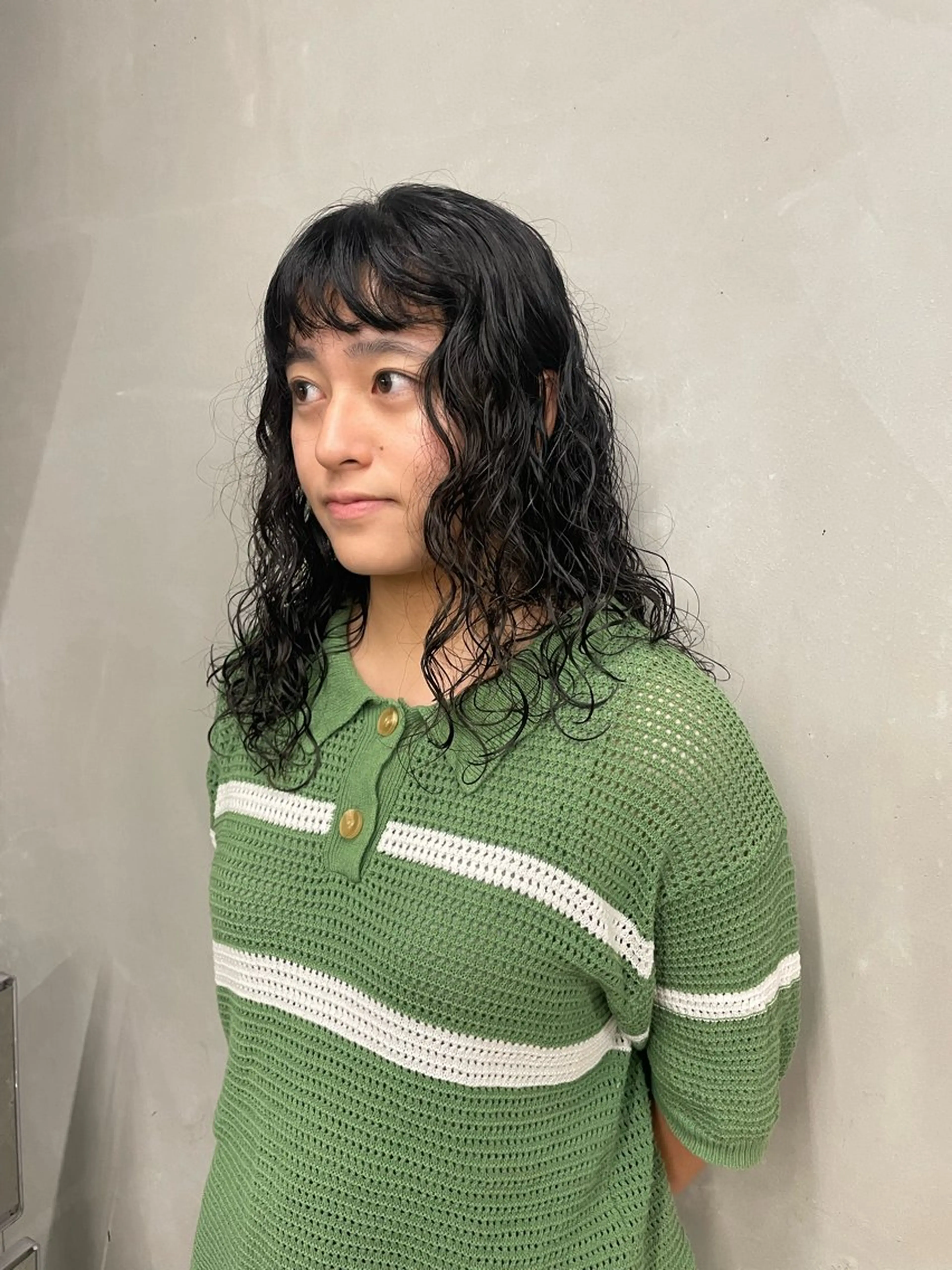 パーマ カット パーマ トリートメント 佐伯 和佳のヘアスタイル