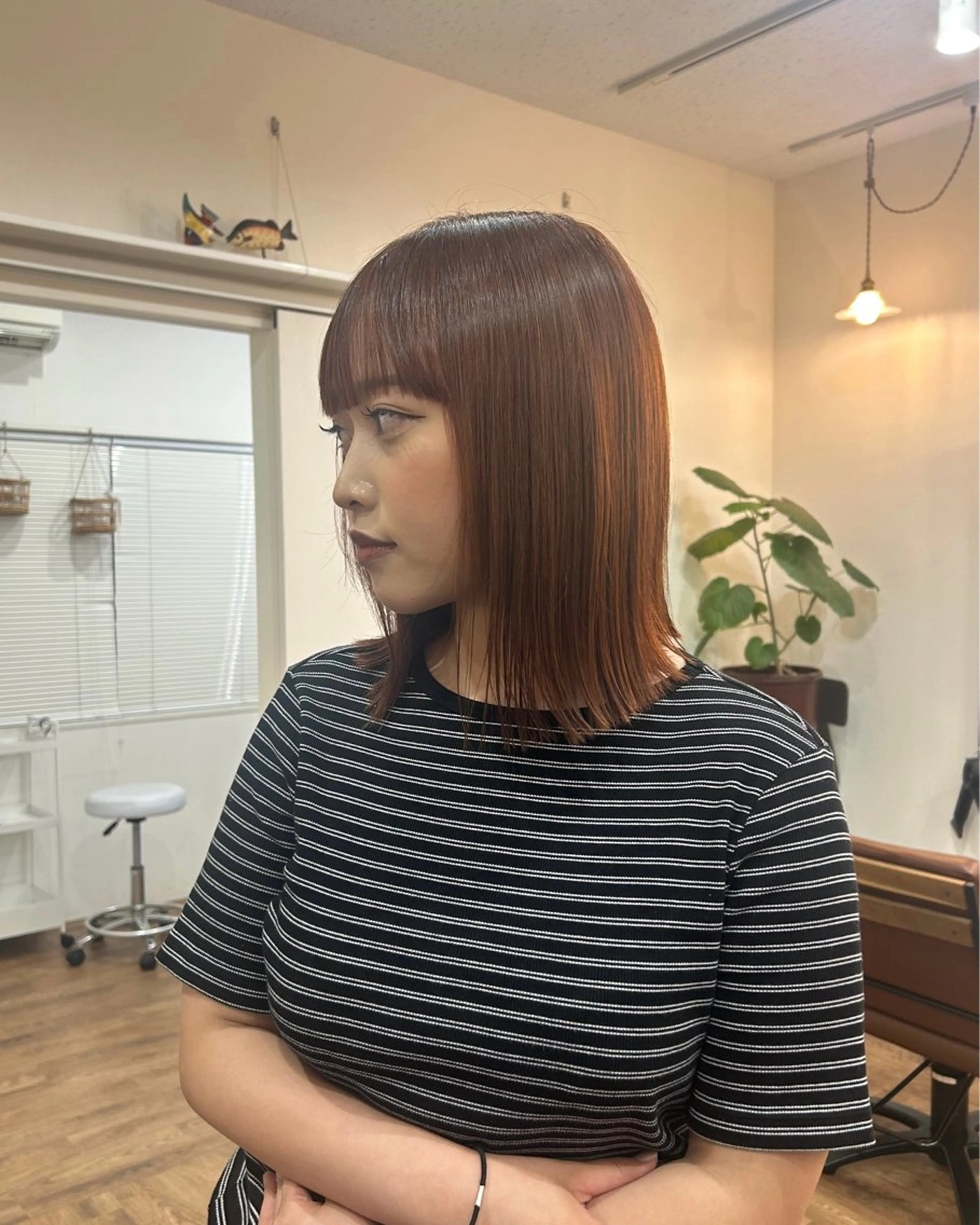 ミディアム ヘアカラー Itsuki モデル募集中♩のヘアスタイル