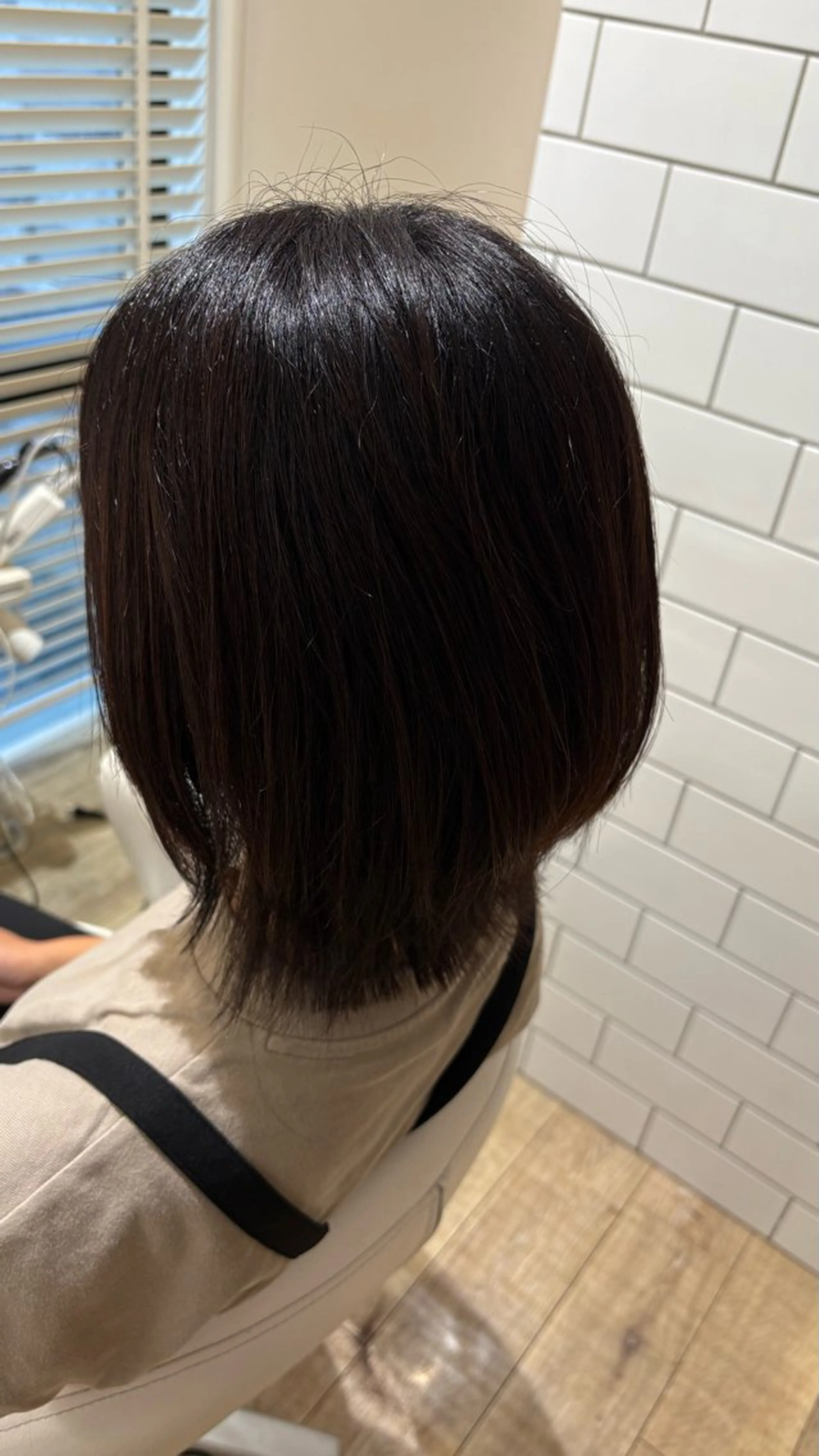 ミディアム カラー カット トリートメント 似合わせ 顔周りYUUGAのヘアスタイル