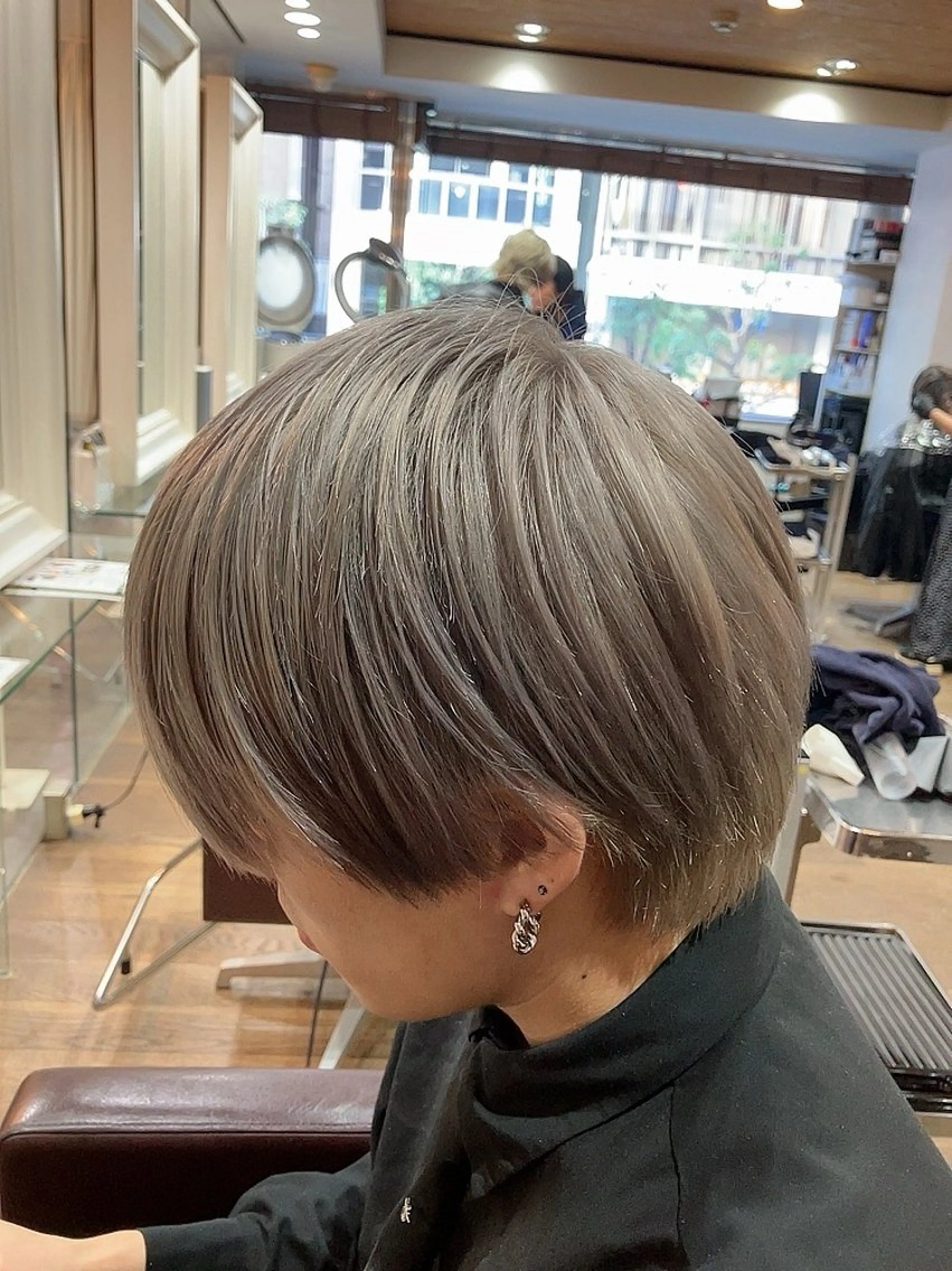 ショート カラー メンズ メンズパーマ/心斎橋 /四ツ橋駅/しょうまのヘアスタイル