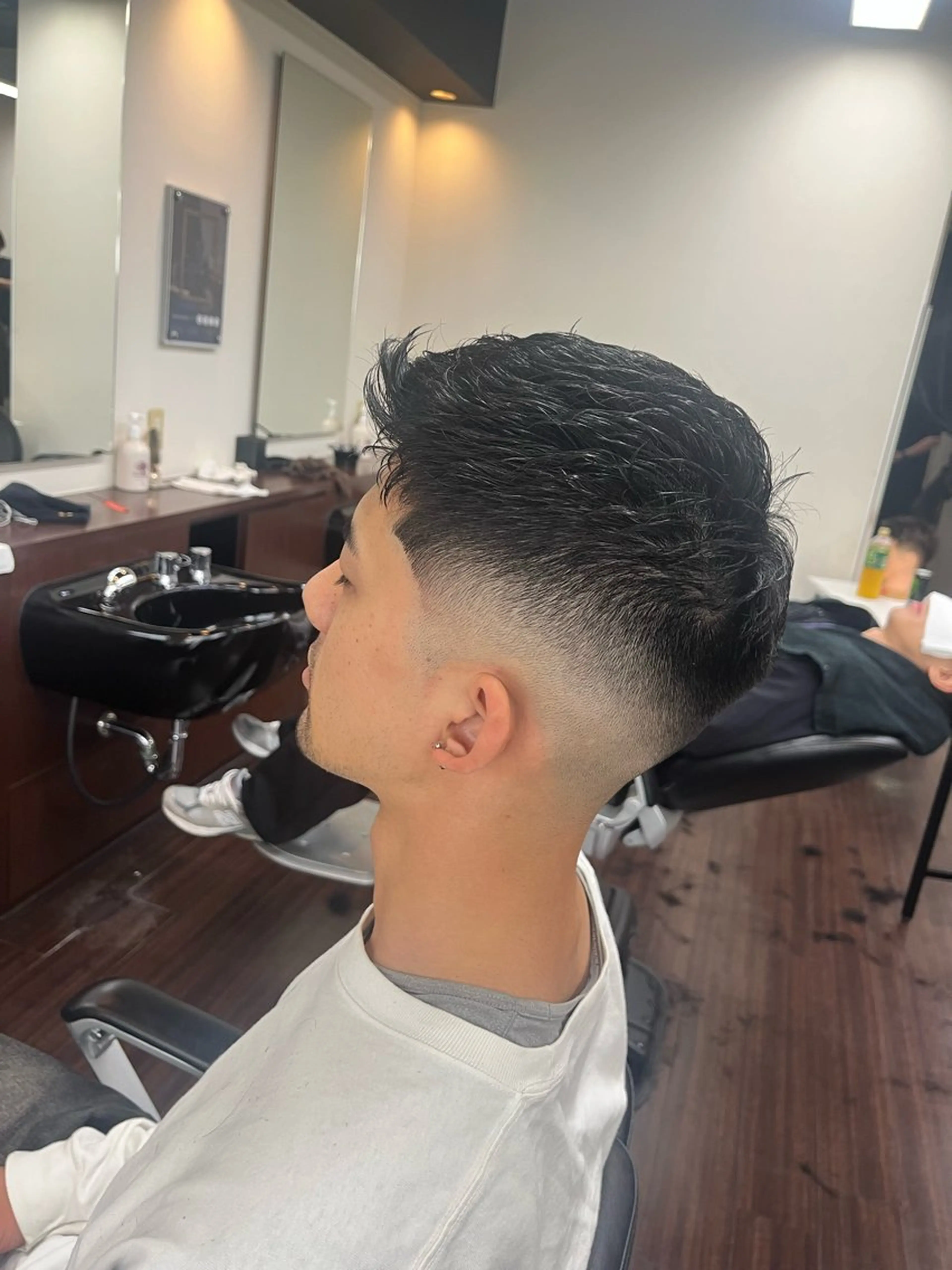 ショート パーマ カット パーマ ＢＡＲＢＥＲ koyoのヘアスタイル