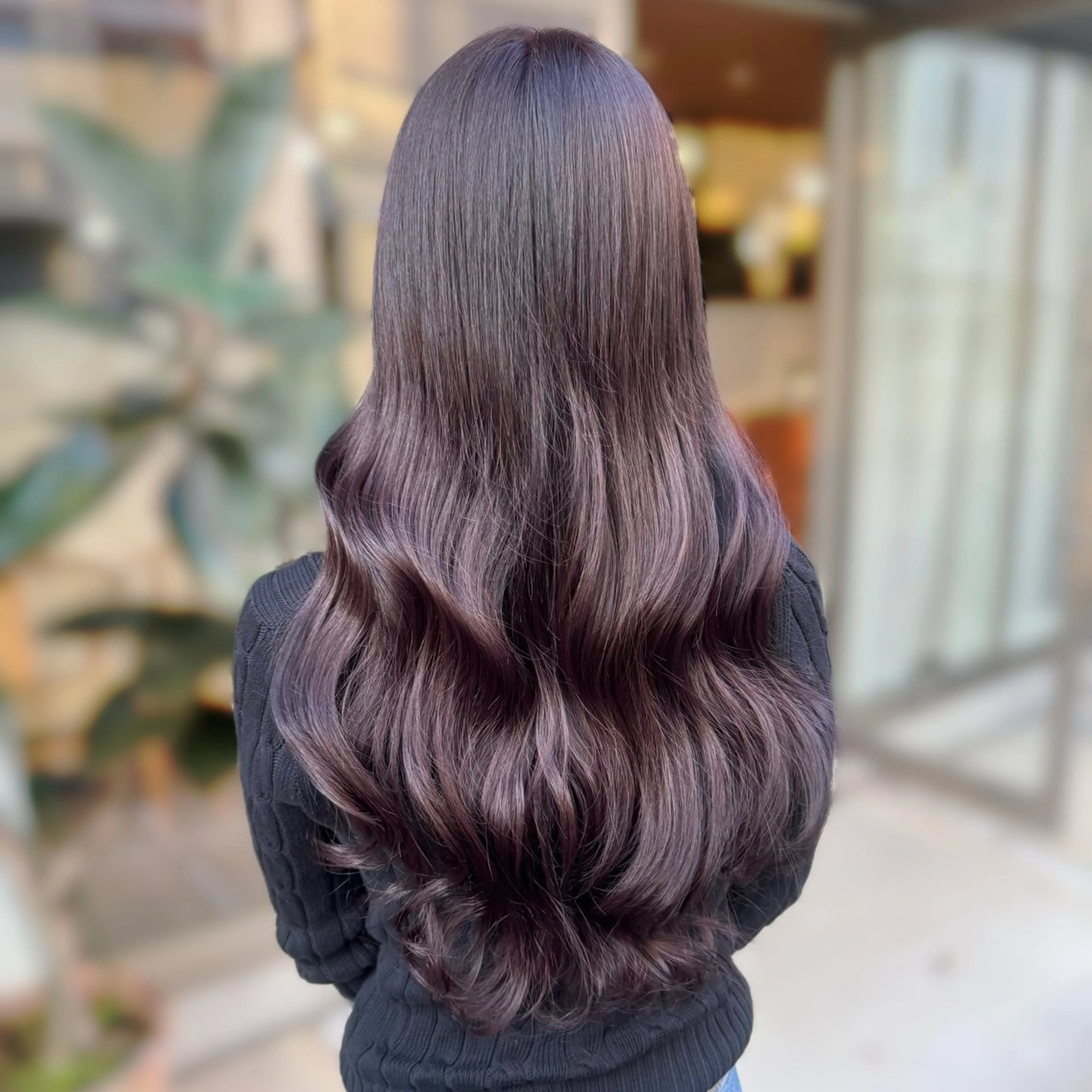 ロング カラー カット ヘアカラー トリートメント ブリーチなしカラー kana🐱のヘアスタイル