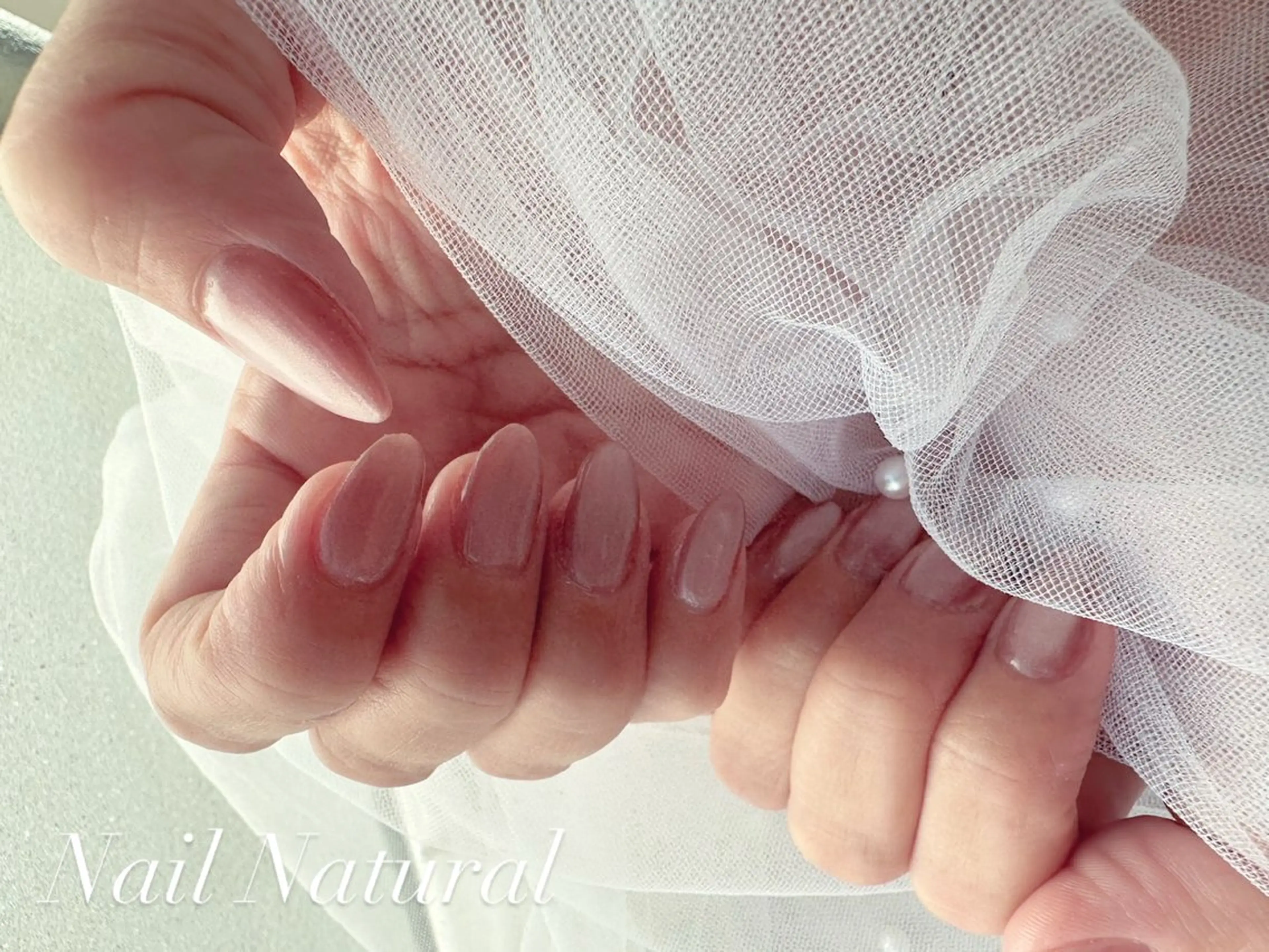 ネイル フラッシュネイル フットネイル フレンチネイル ガラスフレンチ キラキラネイル ハンドネイル Nail salon Natulalのネイルデザイン