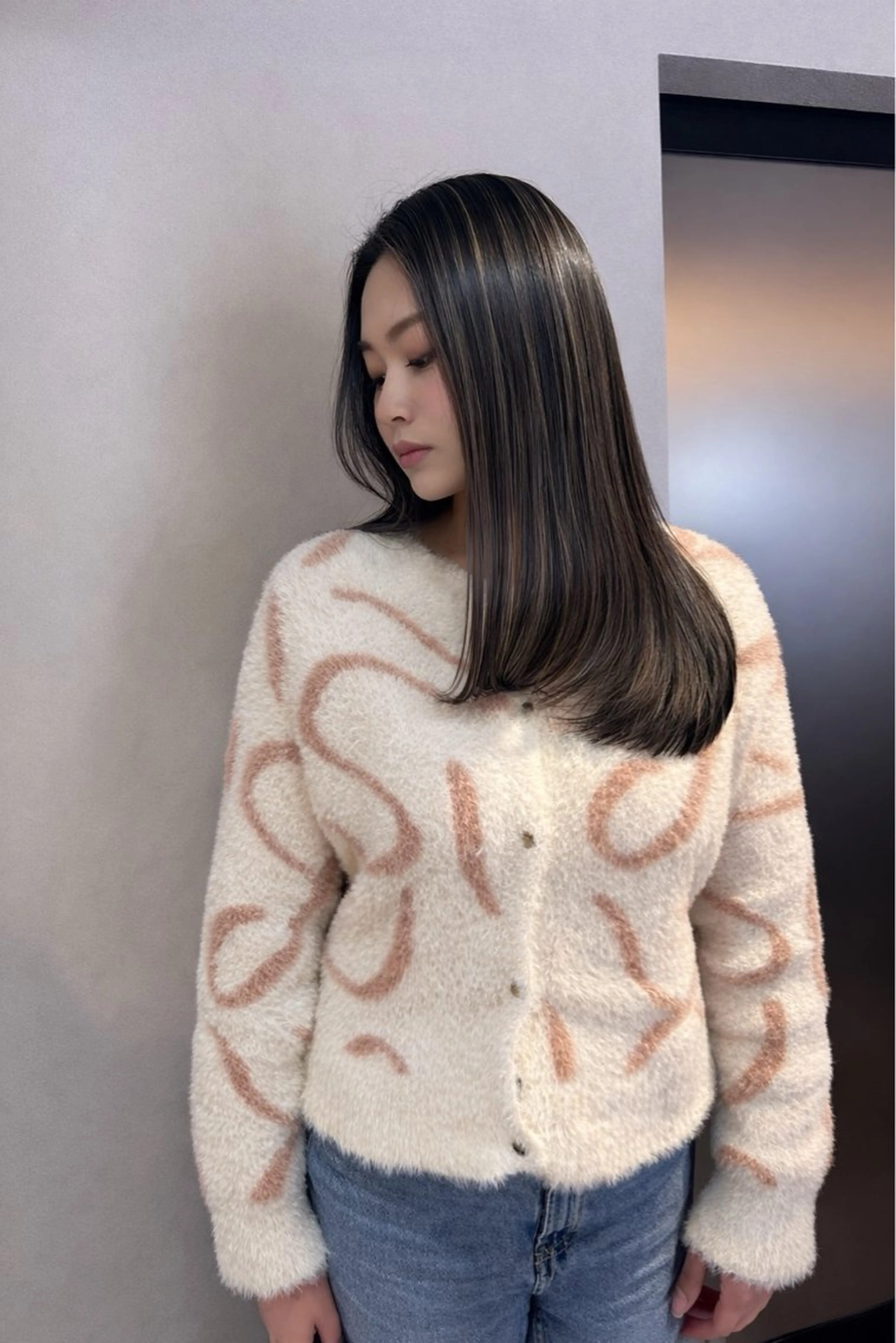 ロング カラー カット ヘアカラー 服部 聖也のヘアスタイル