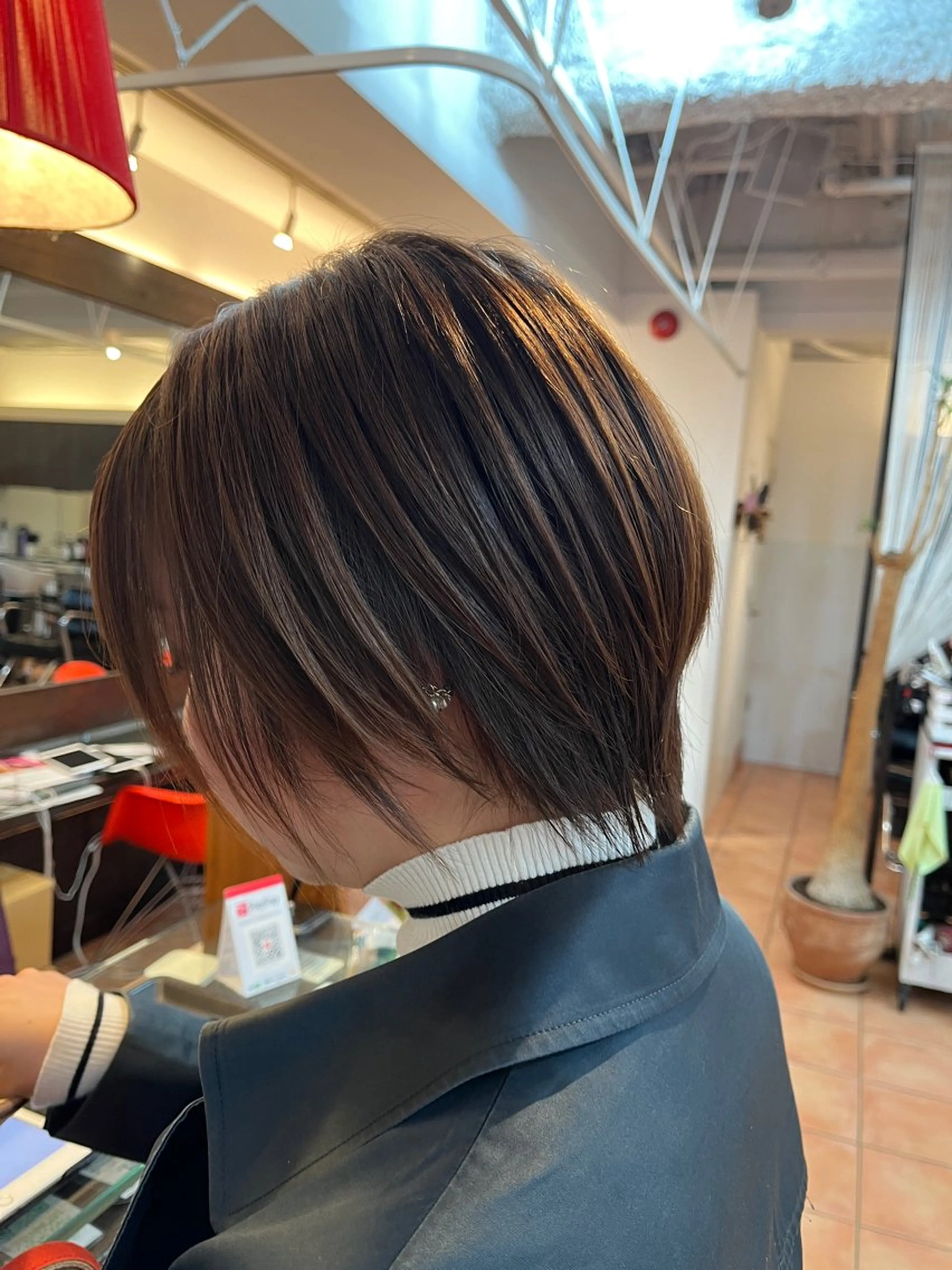 ショート カラー 韓国風カット osugiのヘアスタイル