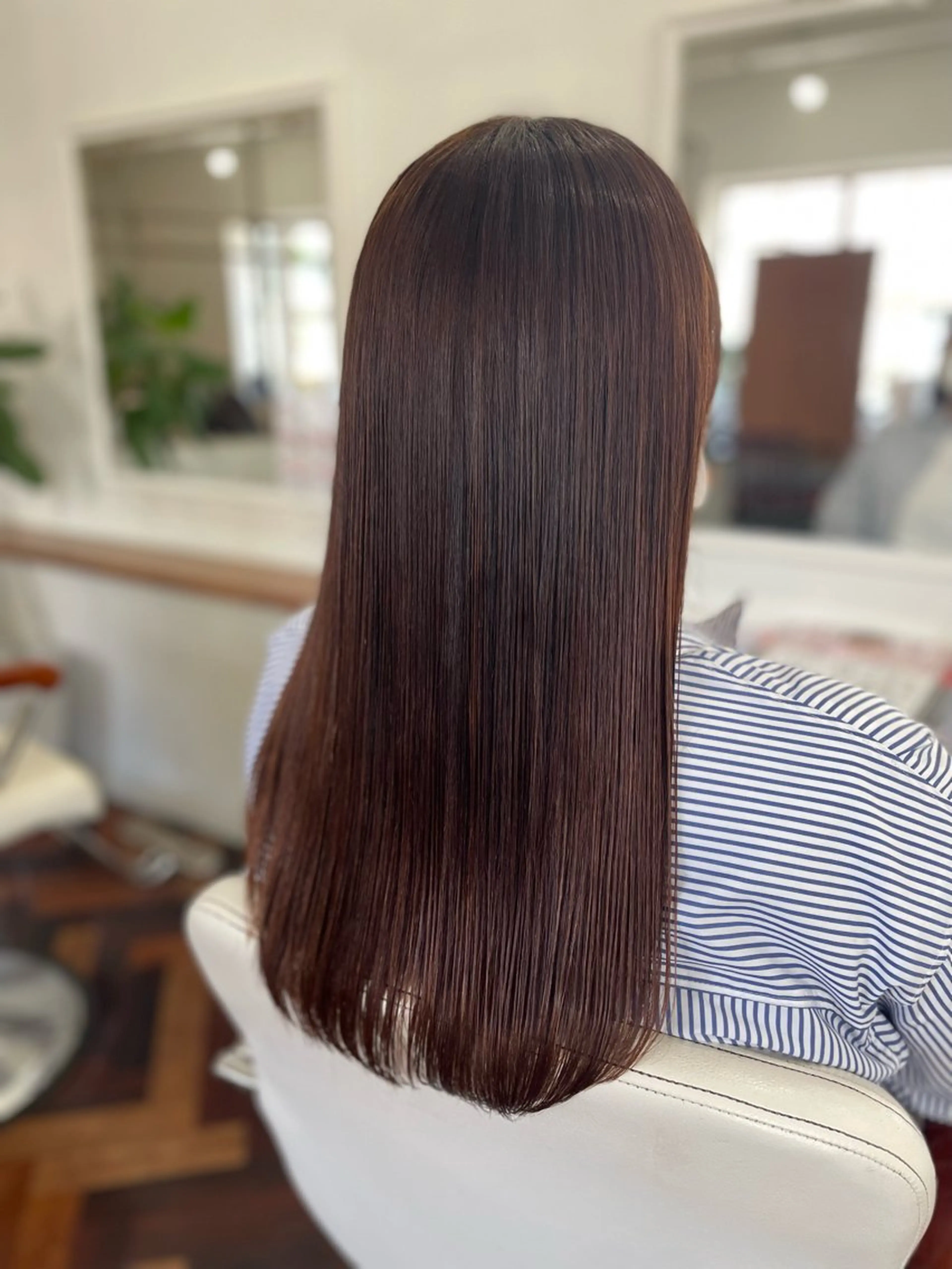 ロング パーマ トリートメント ストレートパーマ mopa所属・mopa_kaede 暖色カラー/ロングのヘアスタイル