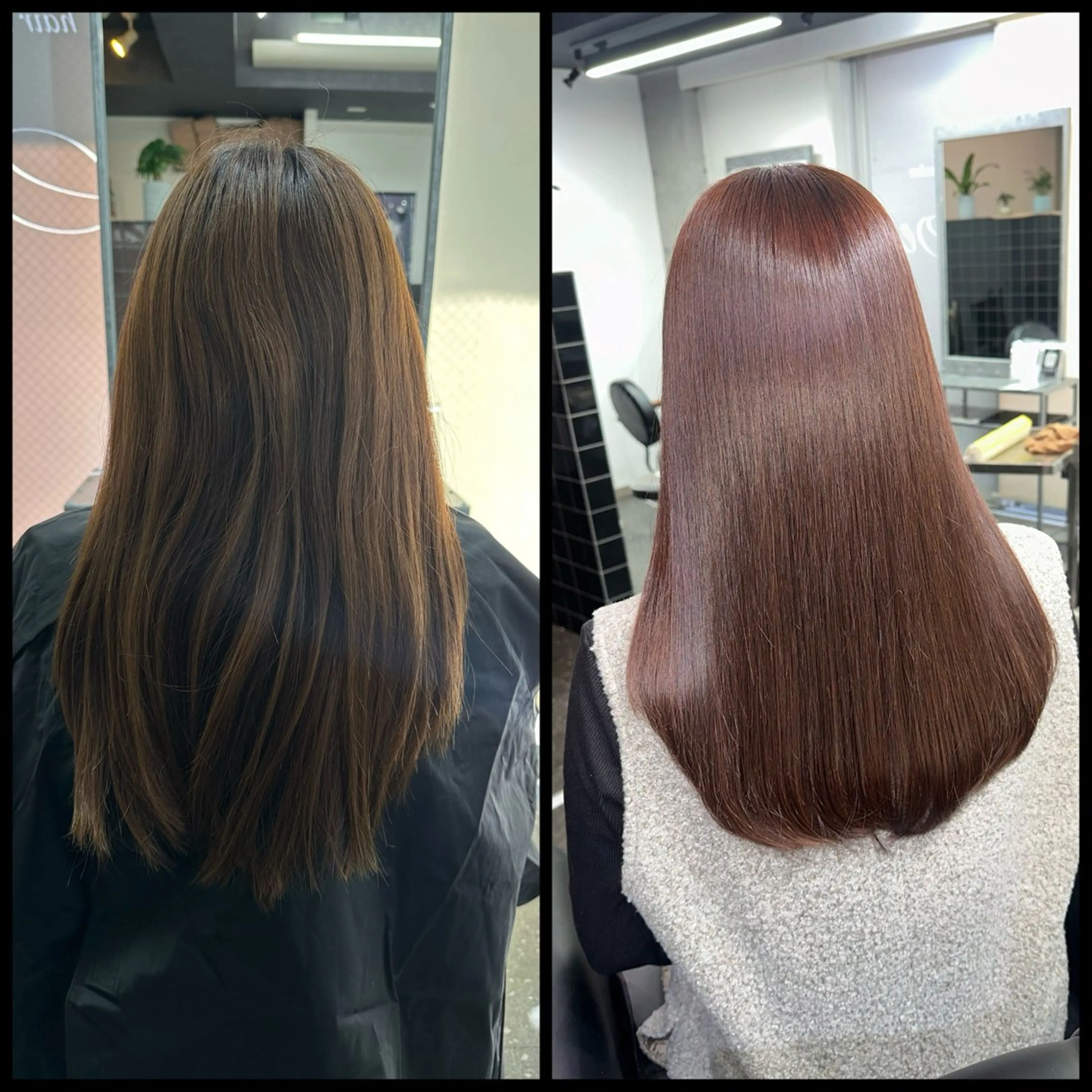 ロング カラー パーマ カット ヘアカラー 縮毛矯正 トリートメント 髪質改善⭐️縮毛矯正 中野⭐️Rinaのヘアスタイル