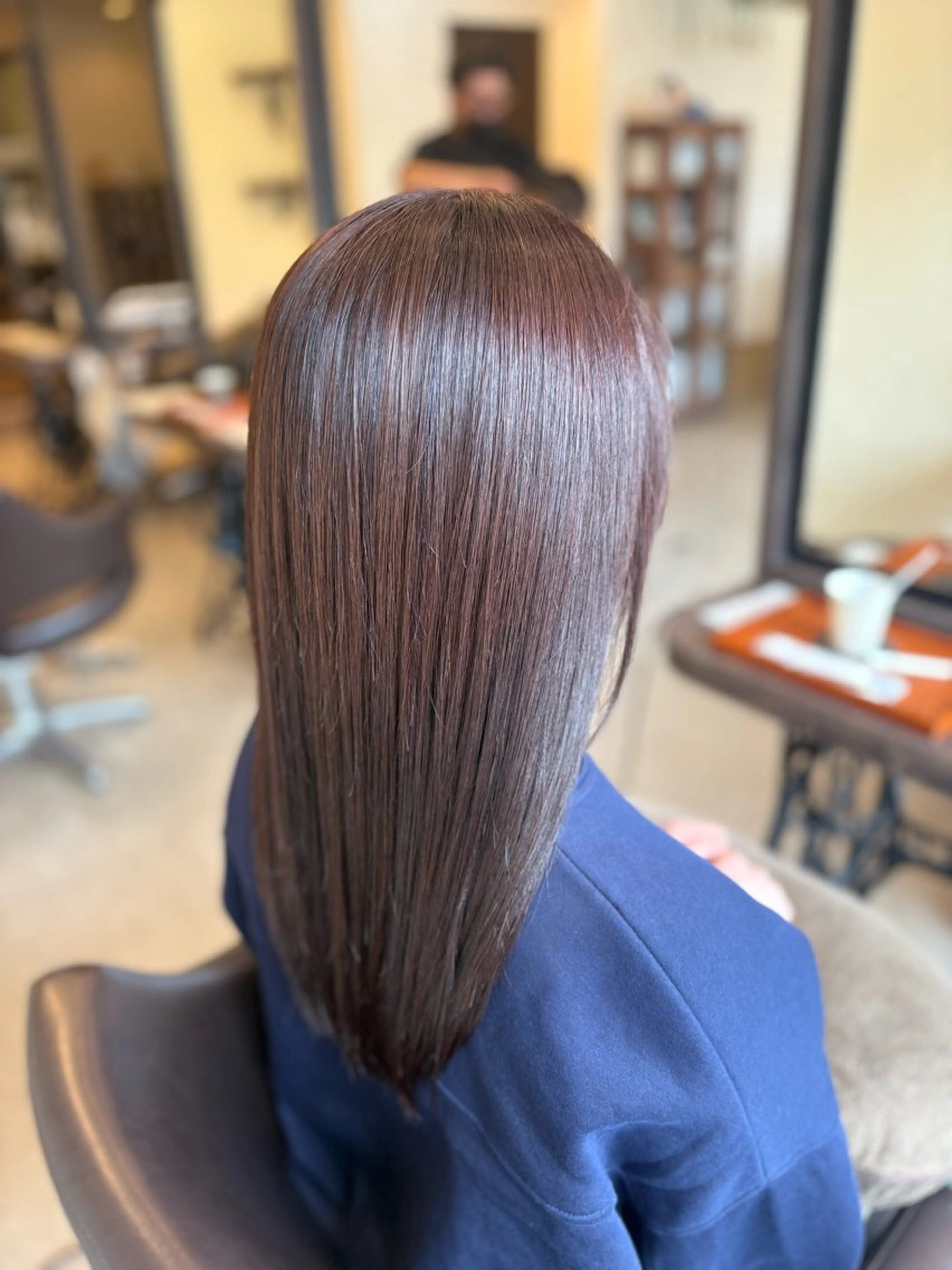 ロング ヘアカラー トリートメント 山下ちひろ ／髪質改善カラーのヘアスタイル