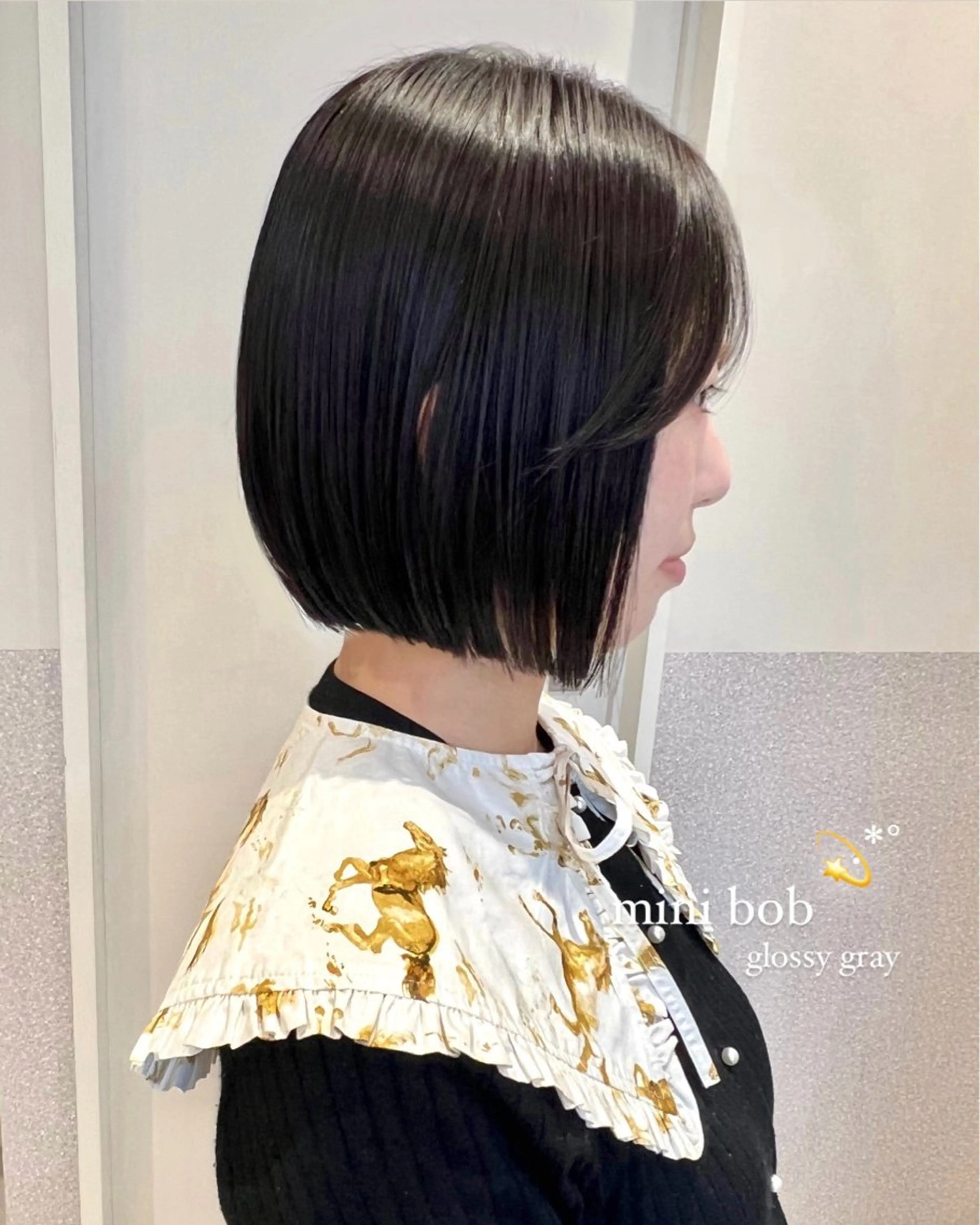 ショート カラー 透明感カラー 似合わせカット カット ヘアカラー トリートメント 赤み消し/透明感 🪽◝✩ 武者春花のヘアスタイル