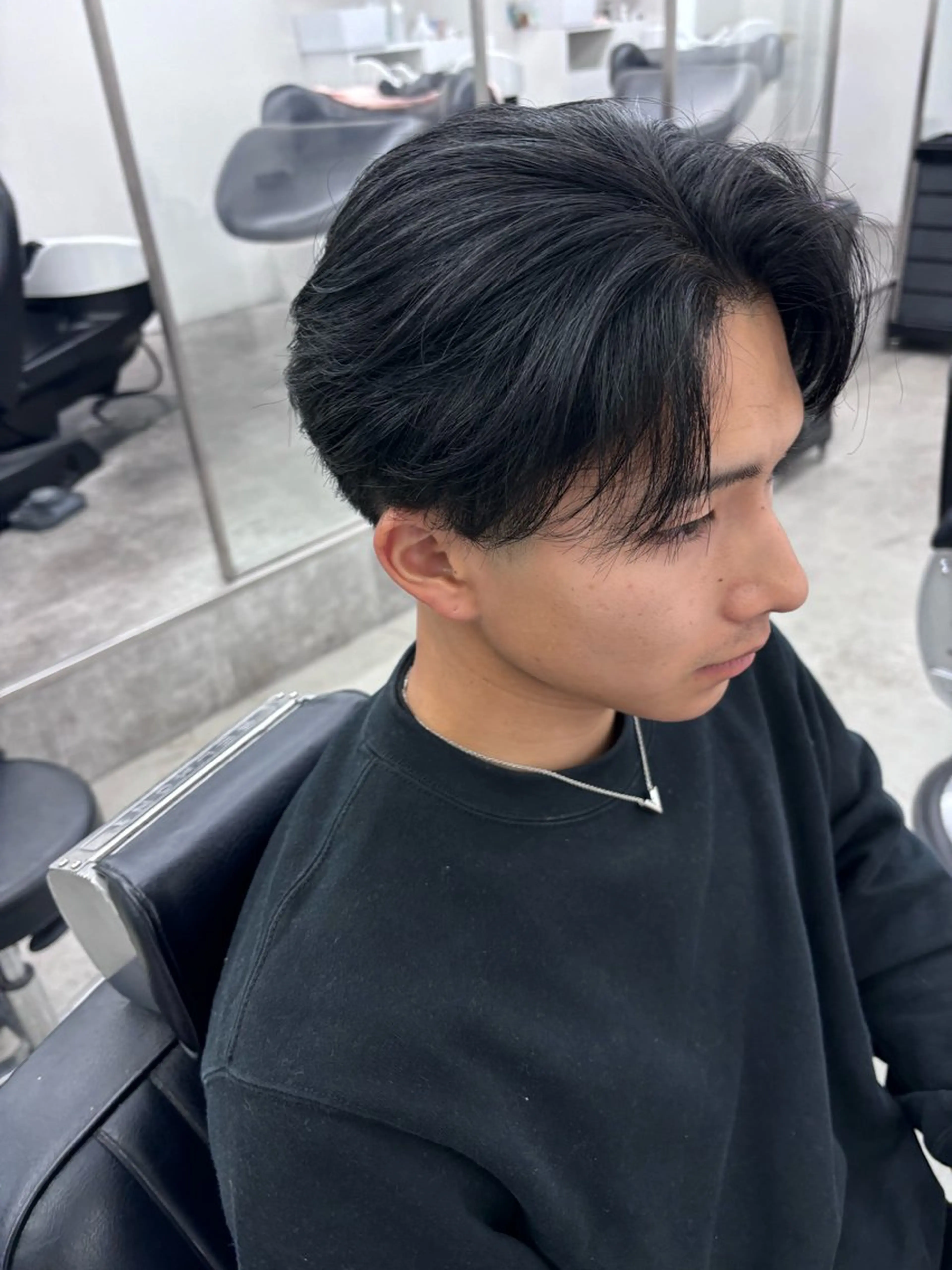 パーマ メンズ カット 縮毛矯正 土岐 仁/メンズ専門 パーマ特化美容師🔥のヘアスタイル