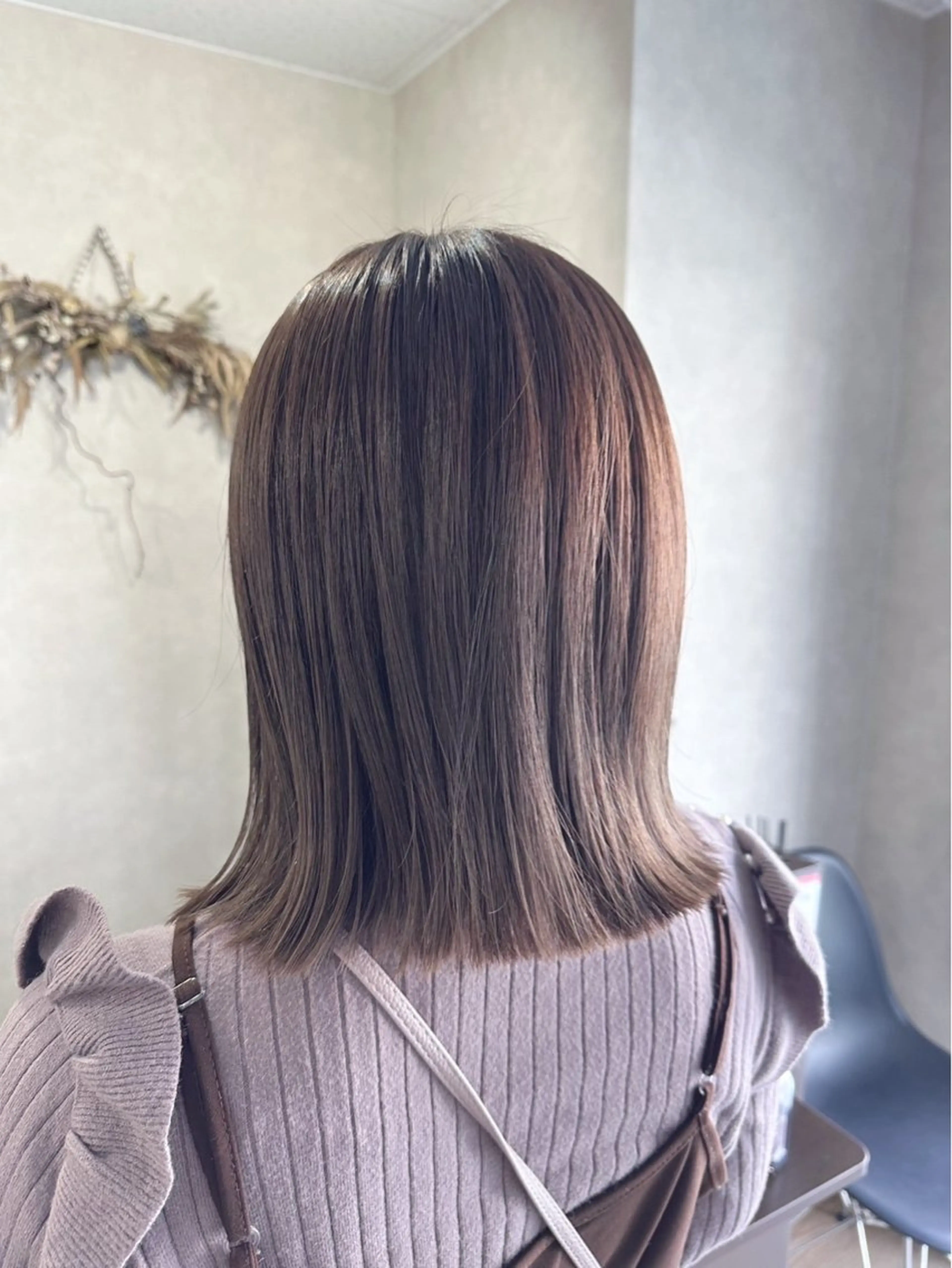 ミディアム カラー 山田 誠也のヘアスタイル