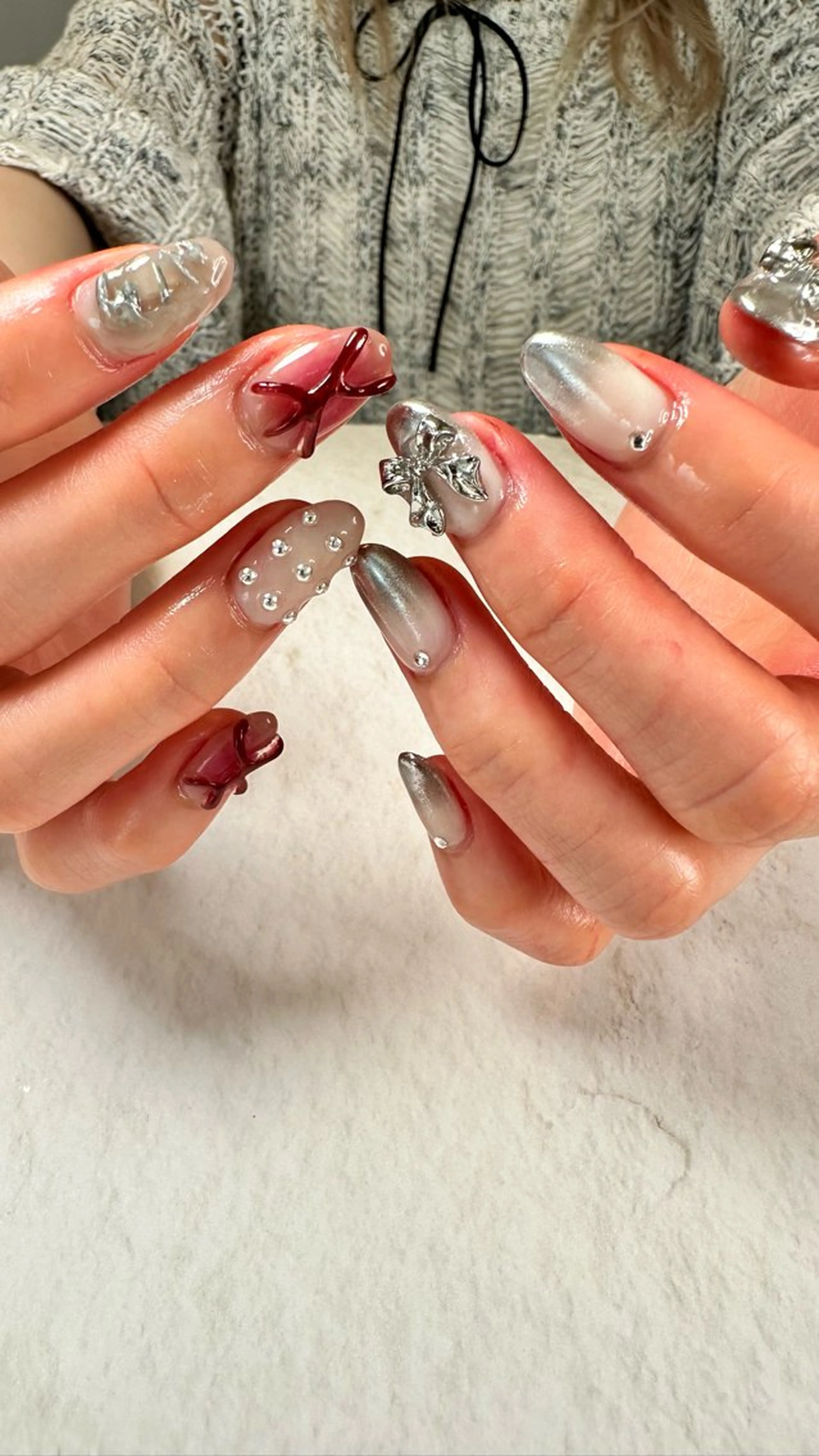 ネイル ニュアンスネイル ハンドネイル ハンドケア Atelier Ariのネイルデザイン