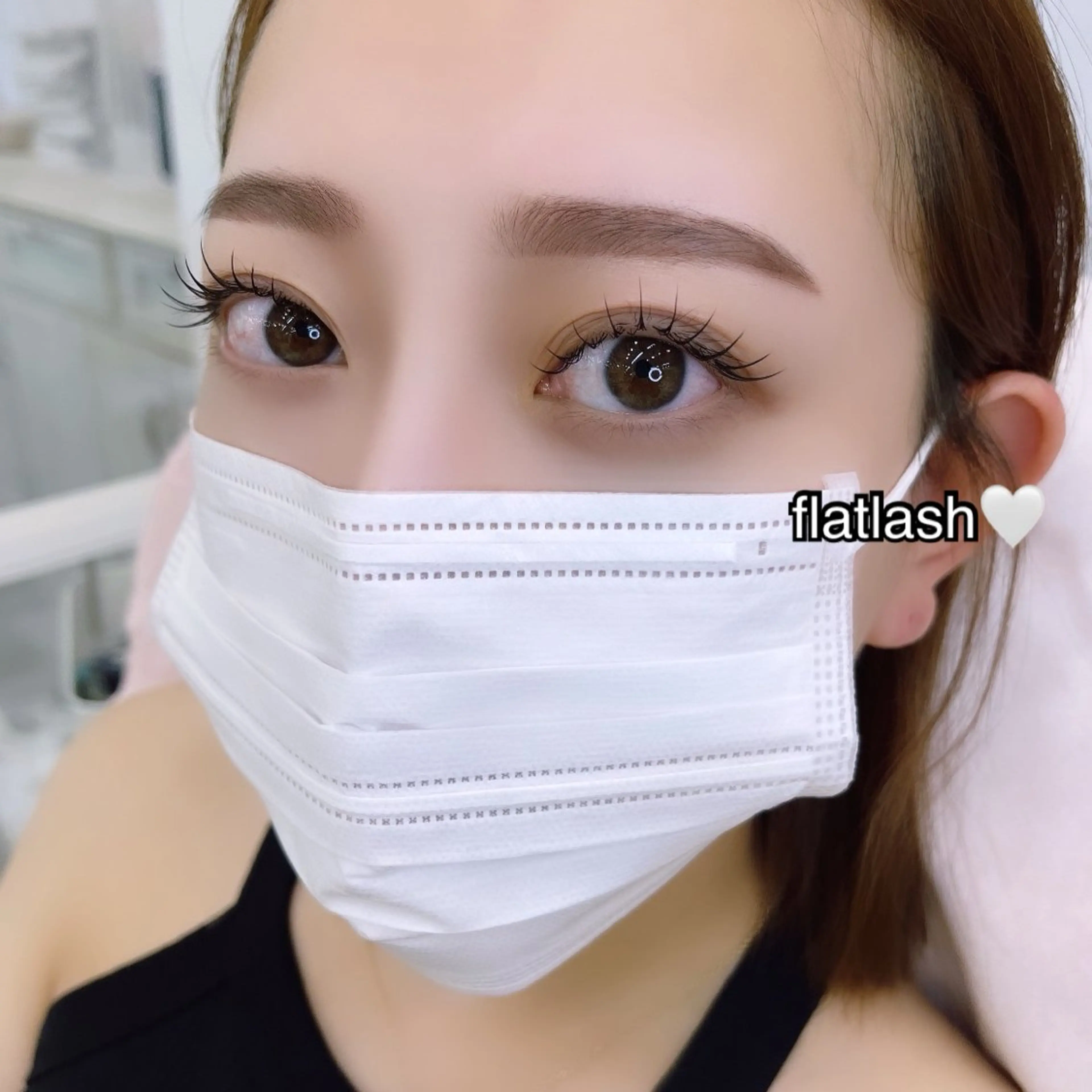 マツエク・マツパ フラットラッシュ マツエク eyelist yuukaのマツエク・マツパデザイン