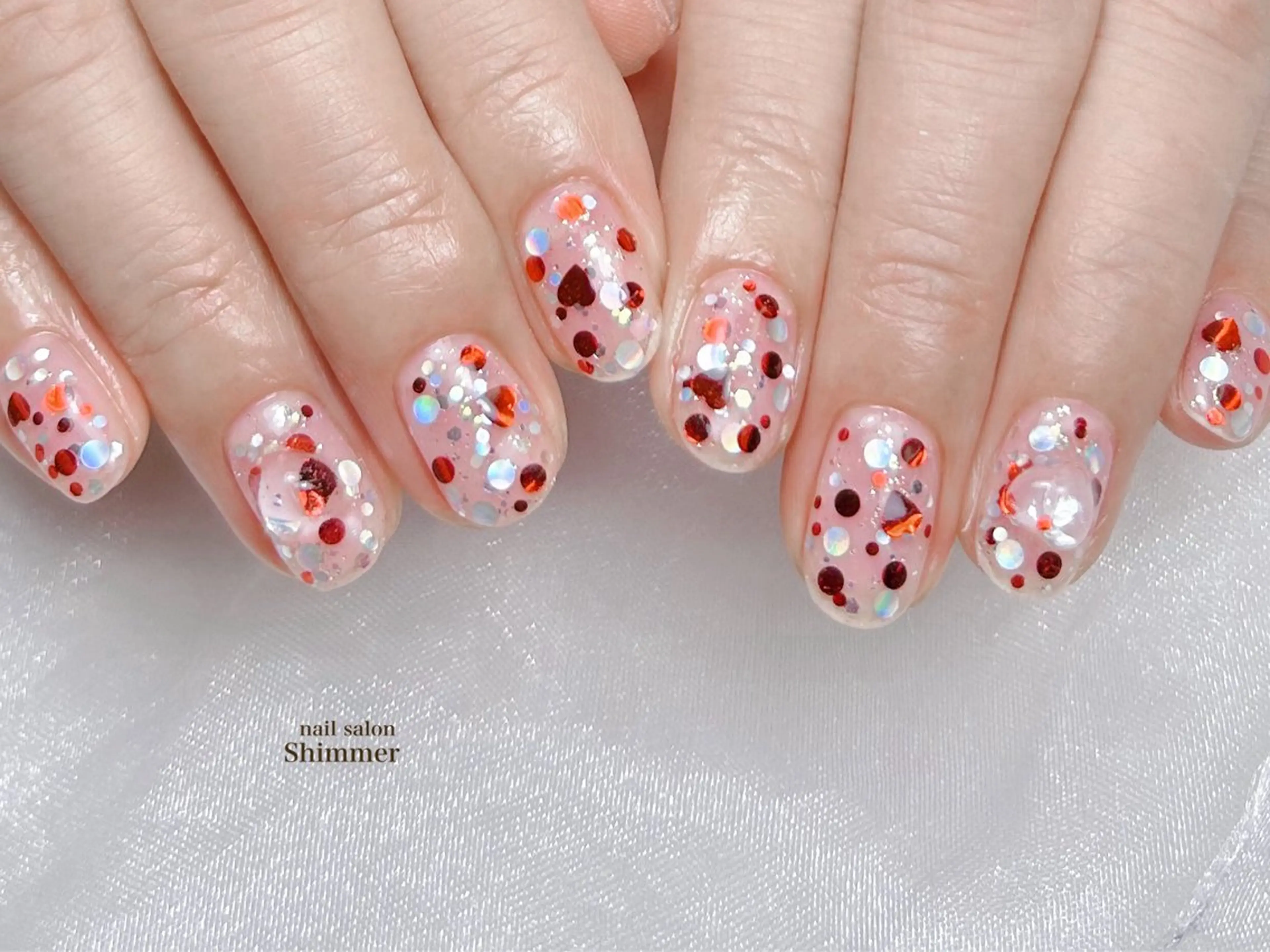 ネイル Shimmer Risaのネイルデザイン